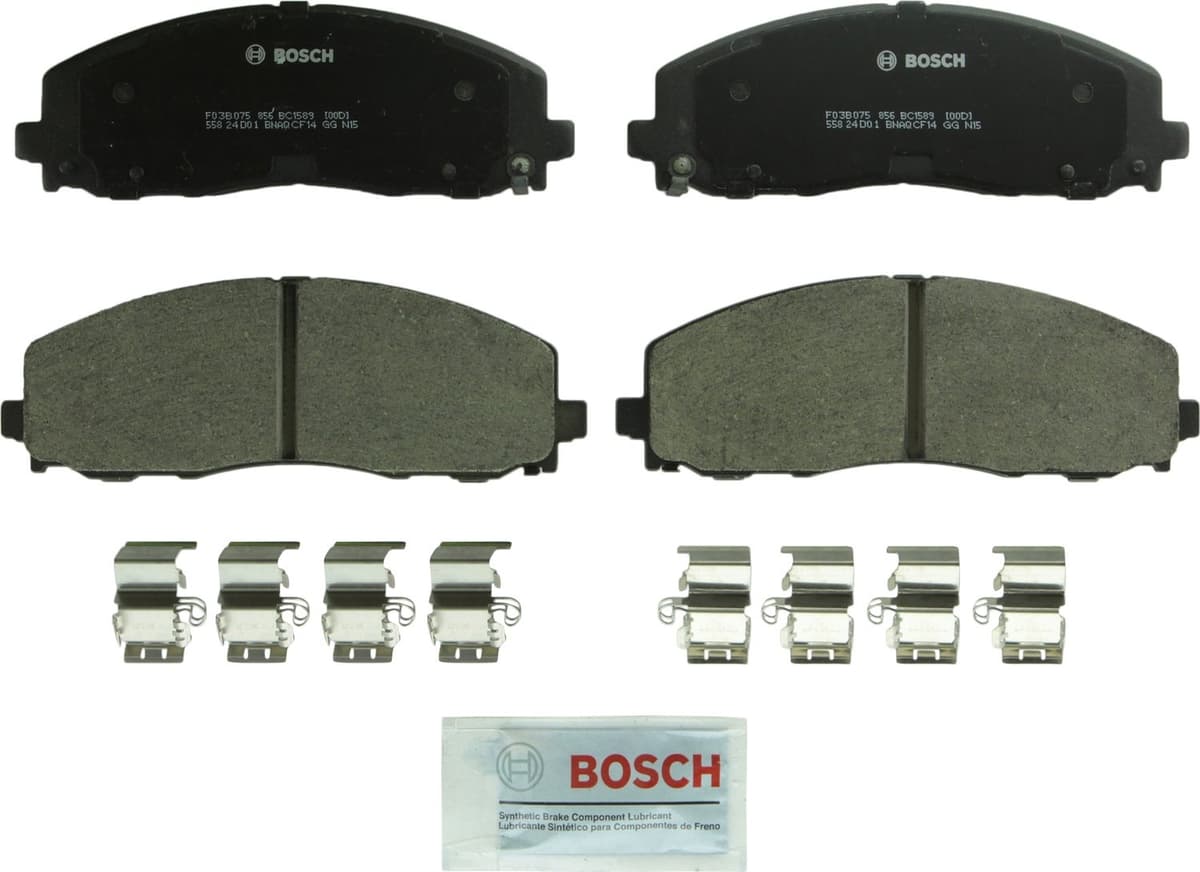 Bosch BC914 QuietCast Premium Ceramic Disc Brake Pad Set For: Acura ILX; Honda Accord, Civic, CR-V, Element, Fit, Front — view 7