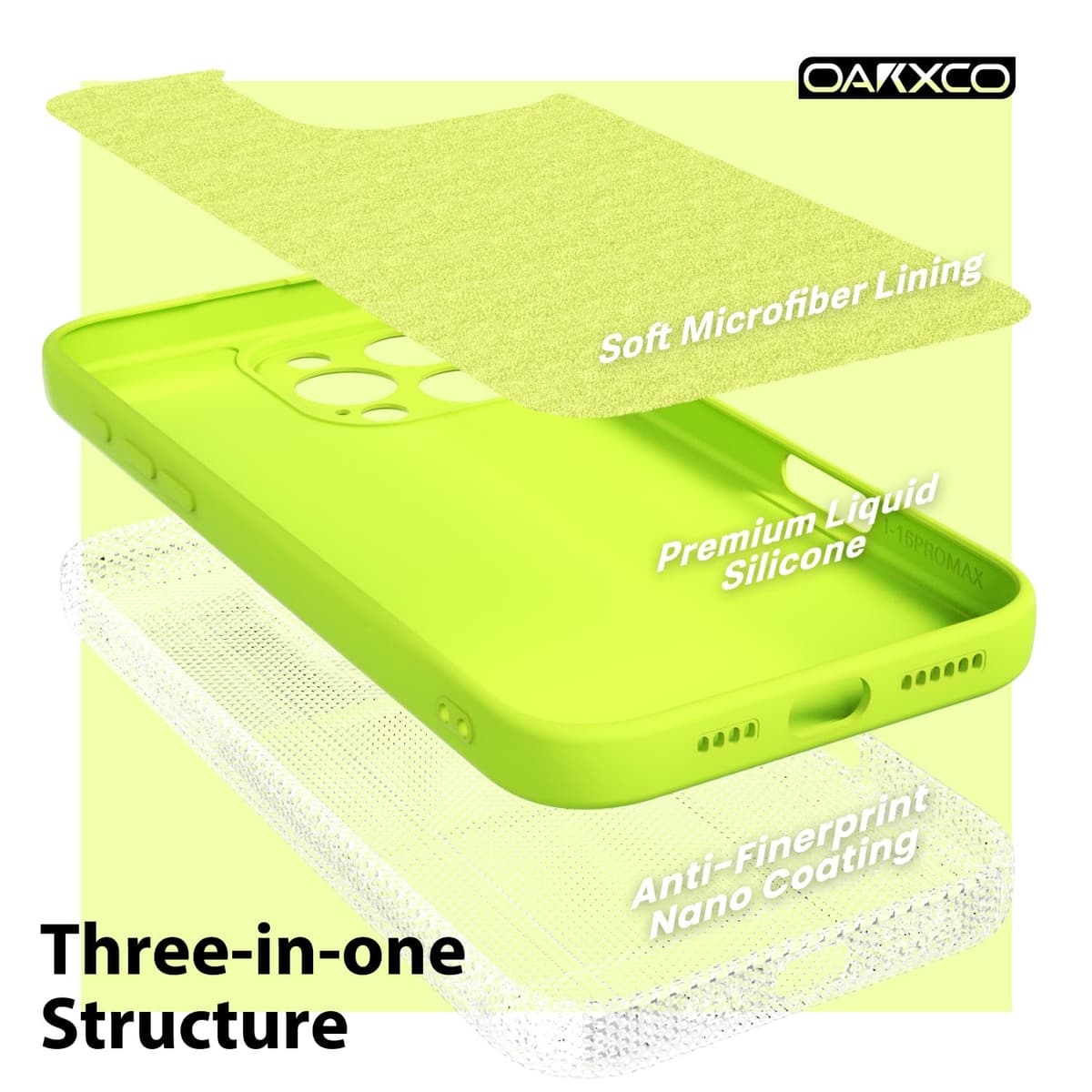 oakxco for iPhone 17 Pro Max Phone Case Liquid Silicone, Cute Thin Slim Grip Soft Rubber Gel for Women Men, Smooth Matte TPU Plain Solid Color Girly Simple Case with Camera Cover, Light Pink — view 1235
