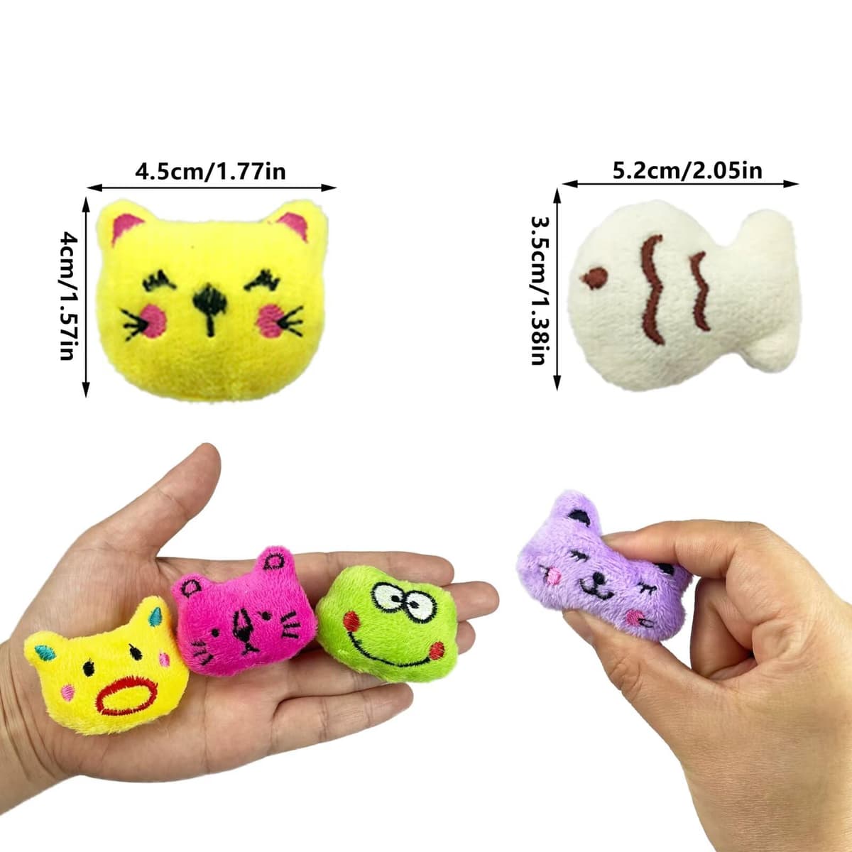 Mini Animal Plush Styles are Random Soft Animals Versatile Decor for Goodie Bags Carnival Prizes — view 3
