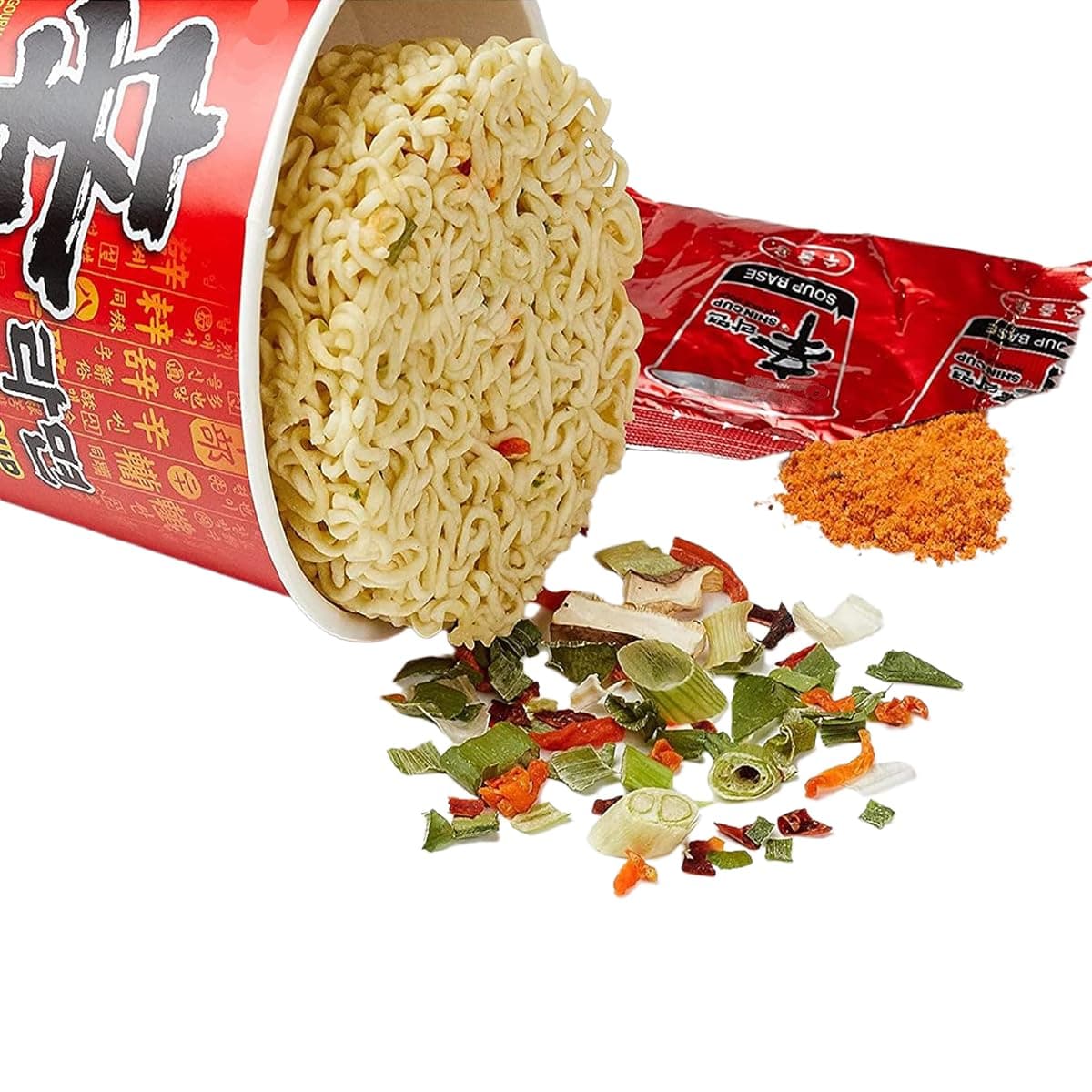 YIJIA | Pack 12 X 68g Ramen Coreano Cup Noodles | Shin Ramyun | Nong shim — view 2