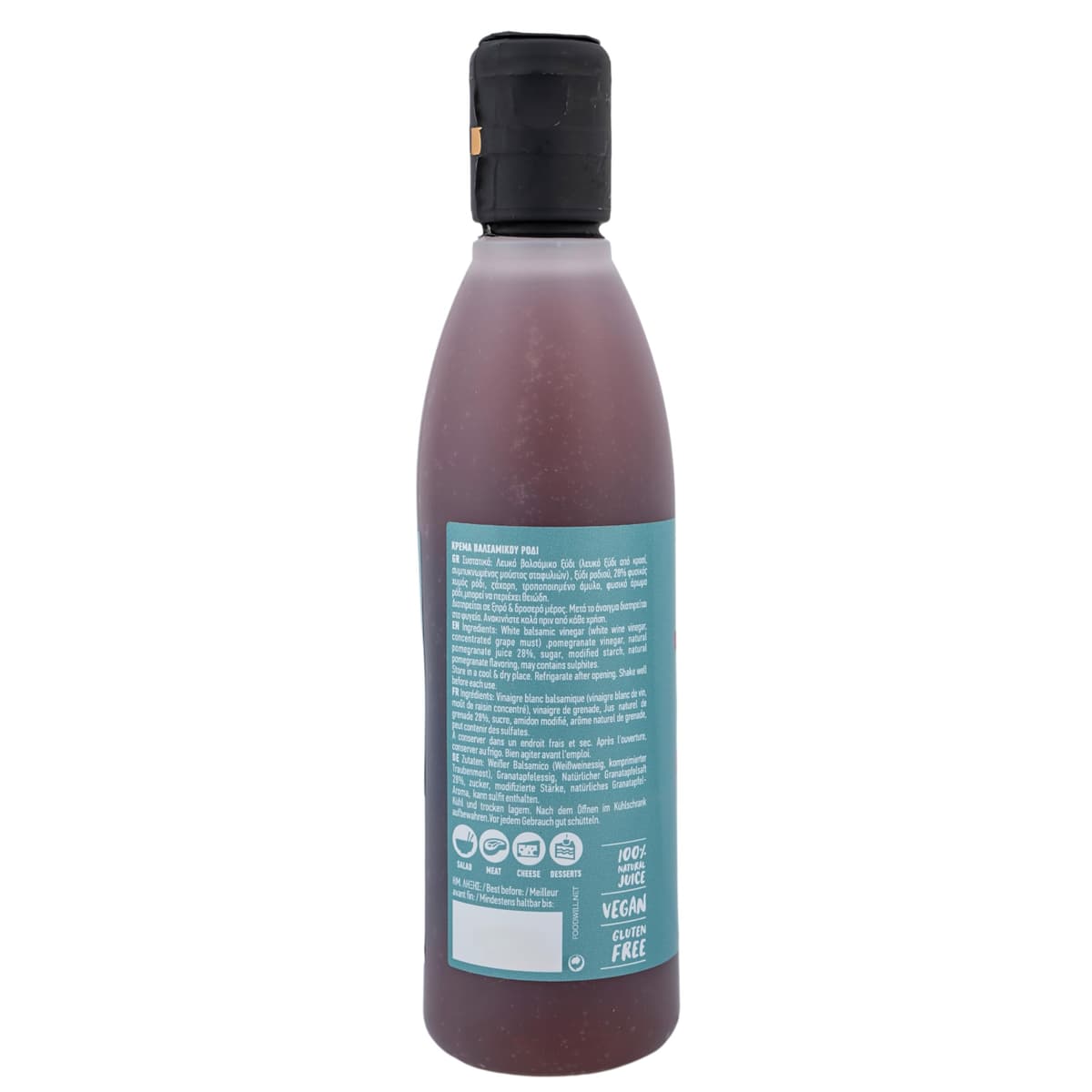Lady Lela's Aderezo Balsámico de Granada, Pack 2 x 250 ml (500 ml) – Crema Balsámica Artesanal con Zumo Natural de Granada, Ideal para Ensaladas, Verduras y Postres — view 3