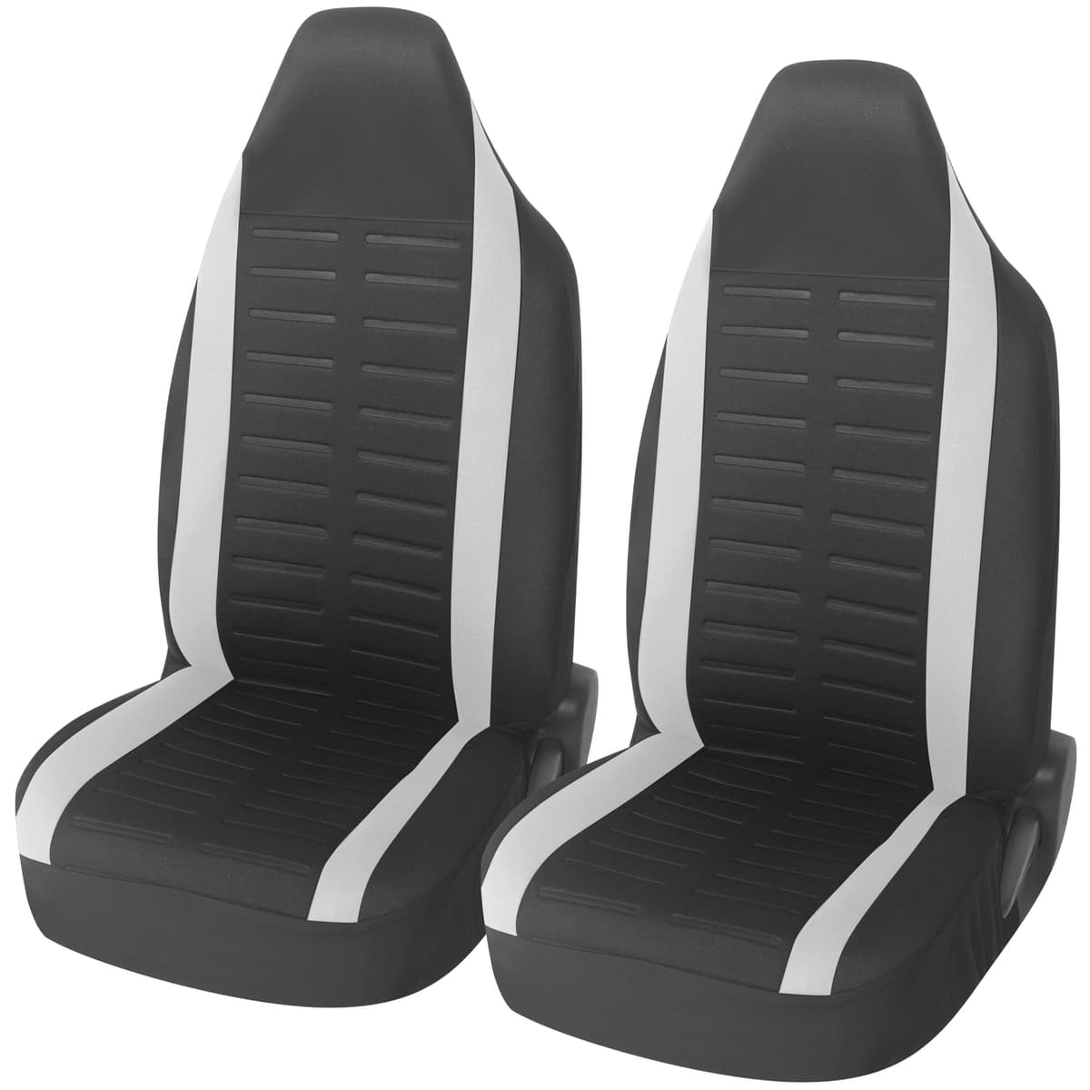 Upgrade4cars Fundas Asientos Delanteros Coche Universales Negro | Cubre Universal | Protector de Asiento Delantero para Conductor y Copiloto | Accesorios Interior Decoracion — view 26