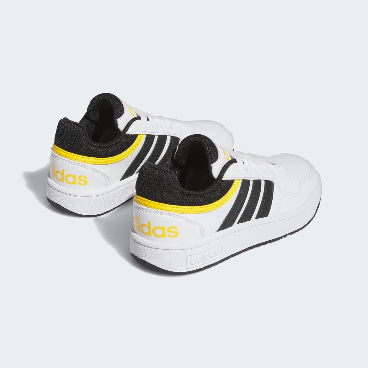 adidas Hoops Shoes 1 UK Cloud White Core Black Bold Gold — view 5