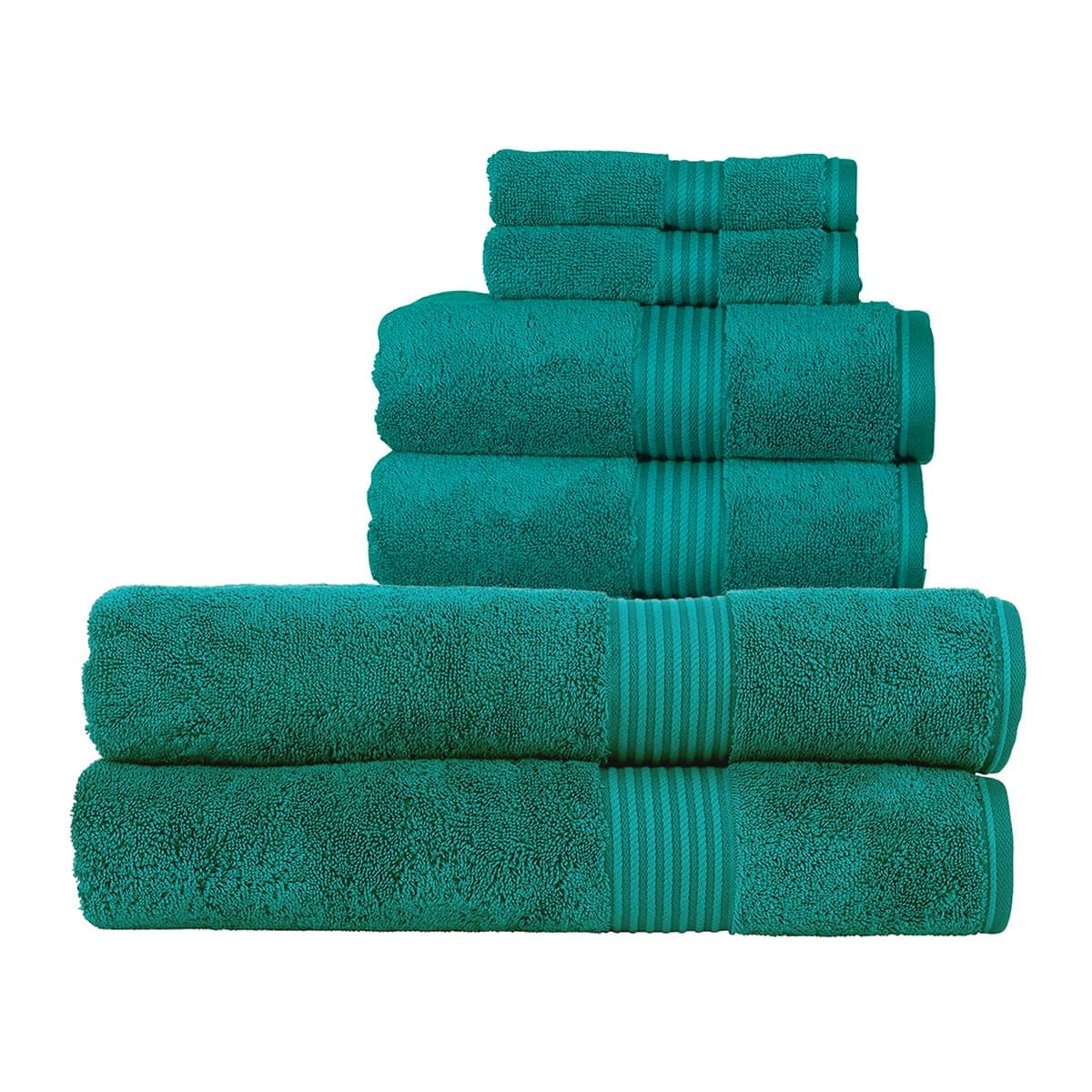Christy Supreme Hygro 2 Hand Towels Set | Mineral Blue | 100% Luxury Supima Cotton | Ultra Soft | Super Absorbent | 650GSM | Plush and Long Lasting — view 26