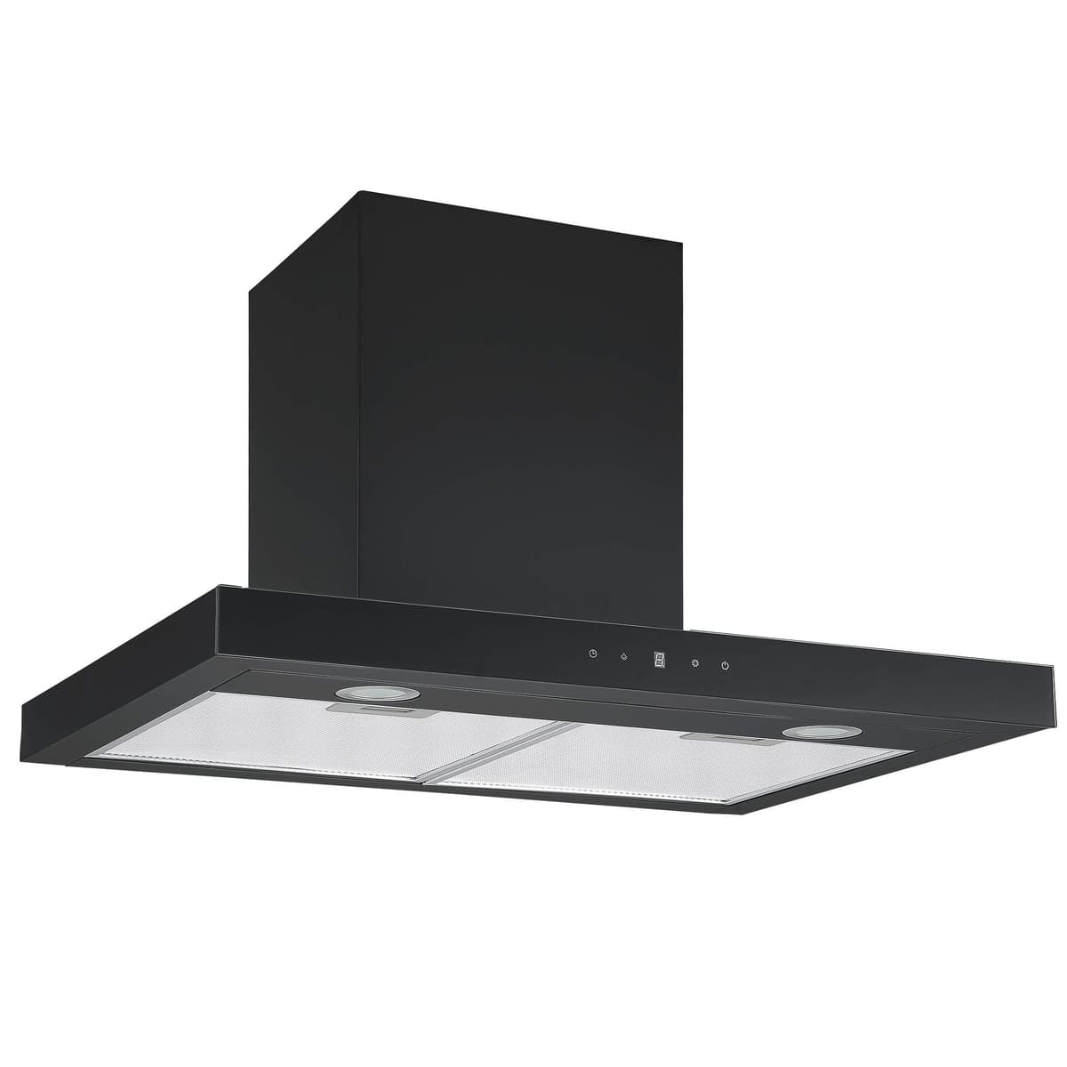 Cookology Designer Box Cooker Hood, Touch Control T Shaped Kitchen Extractor Fan & Carbon Filters (70cm, Stainless Steel) — view 2