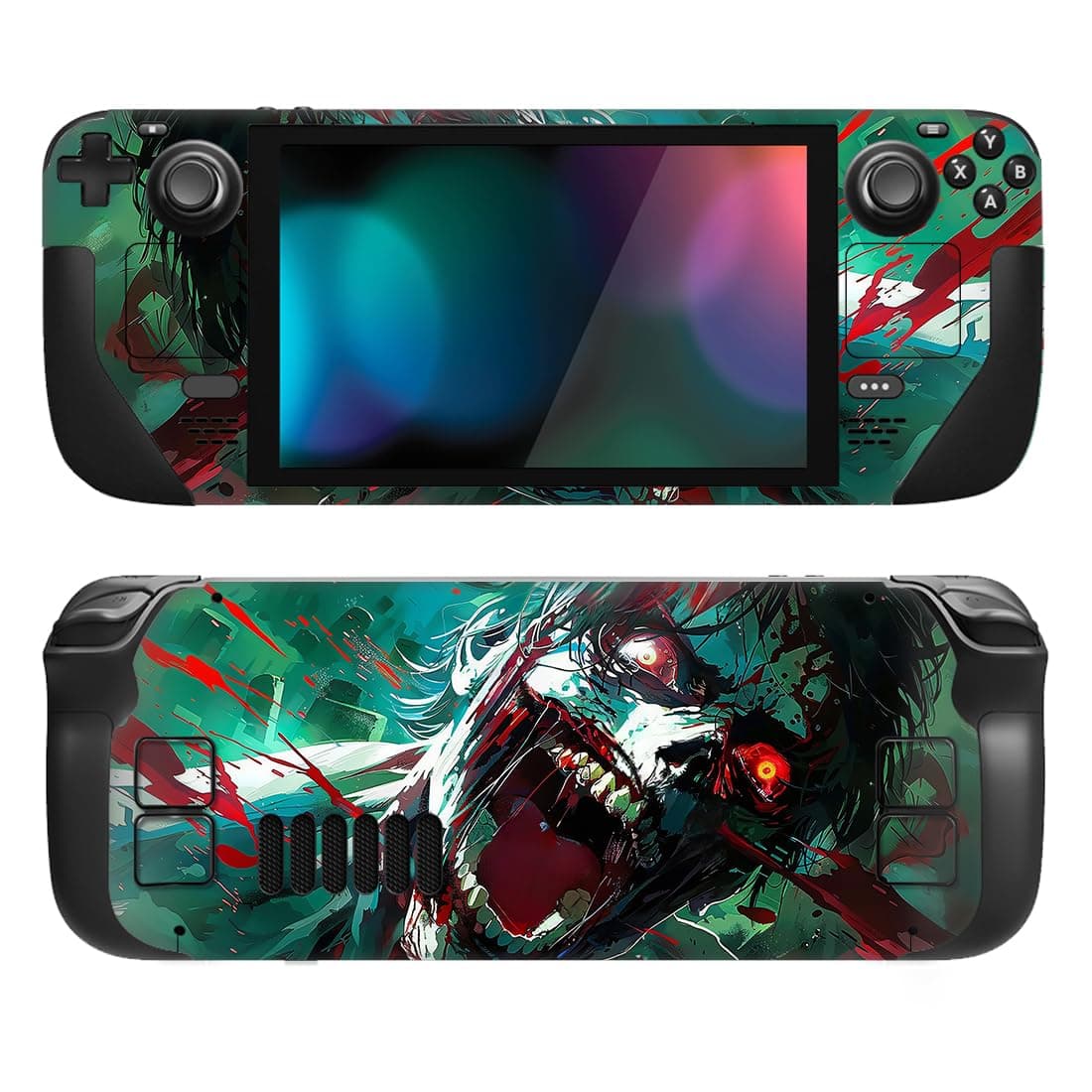 playvital Full Set Protective Skin Decal for Steam Deck LCD, Custom Stickers Vinyl Cover for Steam Deck OLED - Classics SNES Style — view 33