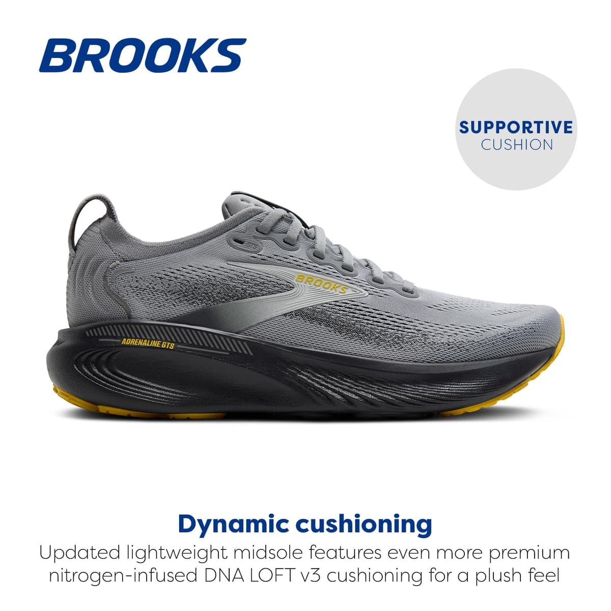 Brooks Men’s Adrenaline GTS 25 Supportive Running & Walking Shoe — view 2