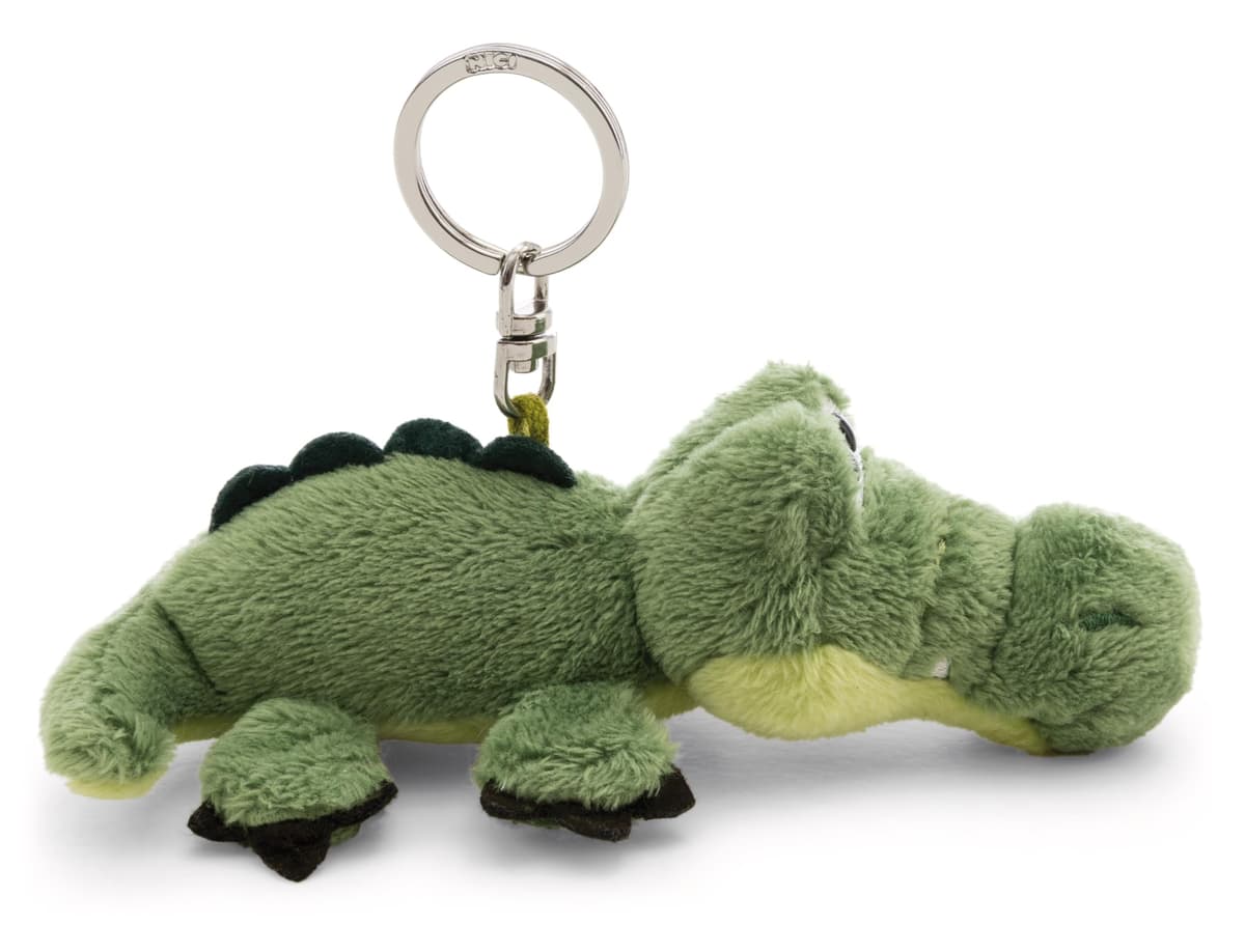 NICI 62399 - Llavero cocodrilo 10 cm, verde, fiel compañero de peluche para mochila o bolso, soporte para llaves para grandes y pequeños — view 2