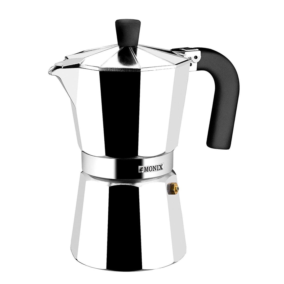 Monix Vitro Express Cafetera de aluminio 6 tazas, apta para todo tipo de cocinas excepto inducción — view 4