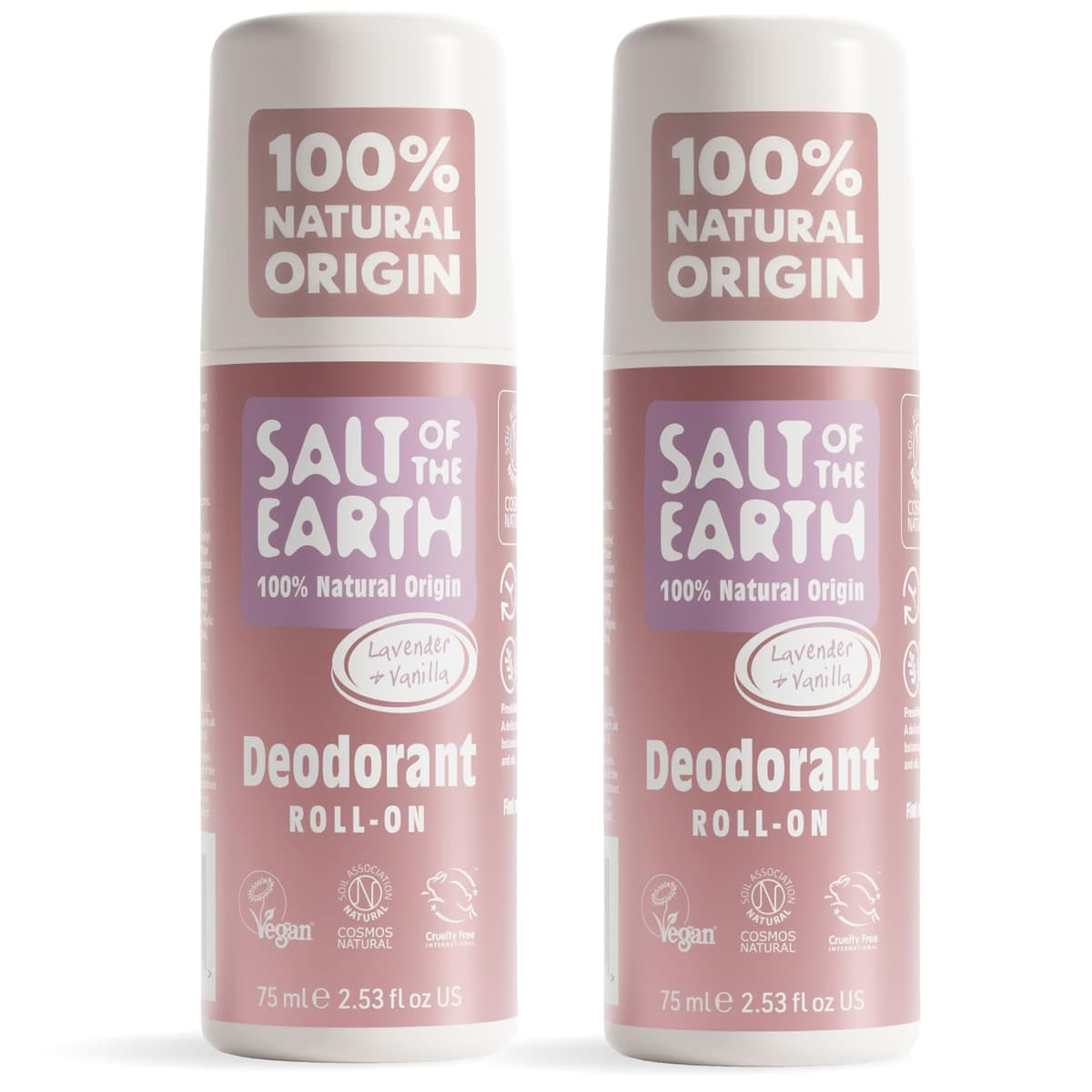 Salt of the Earth - Natural Deodorant Roll On - Lavender & Vanilla - Vegan Formula with Effective Long-Lasting Protection, Made in the UK - Suitable for Women, Men & Kids - 75ml — view 14