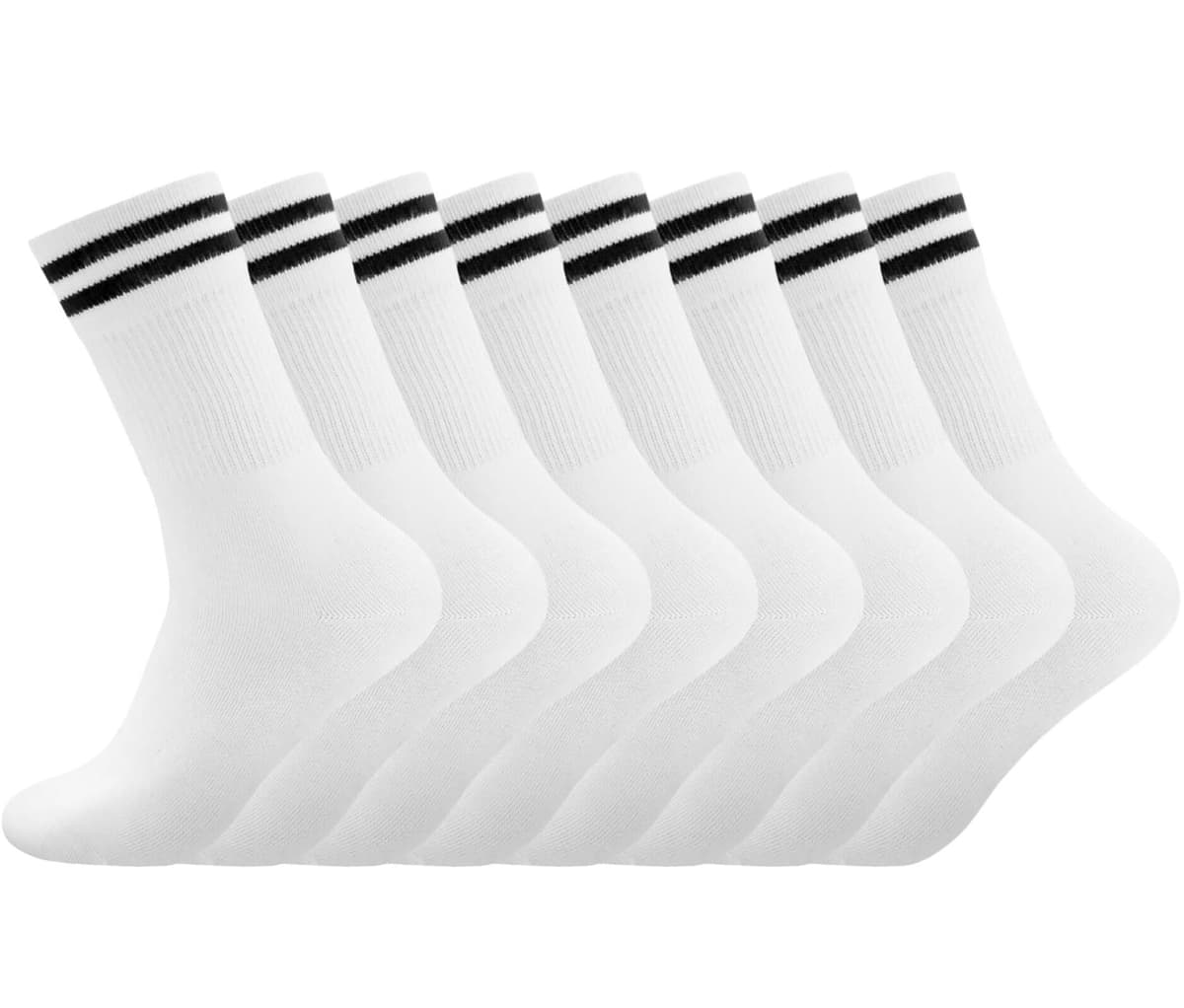 Smart Sir calcetines hombre,calcetines deporte mujer,calcetines deporte hombre（Pack de 4）,calcetines hombre algodon blancos tennis,cómodos y cálidos — view 4