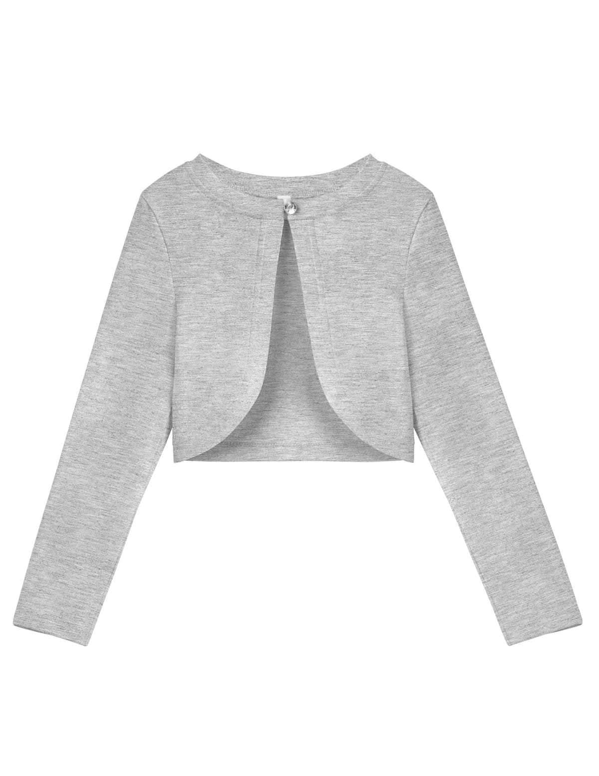 Arshiner Cárdigan para Niña Festivo Bolero de Algodón Chaqueta de Comunión con Botón de Diamante 5-13 años