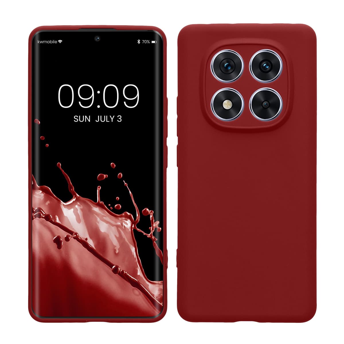 kwmobile Carcasa Compatible con Xiaomi Redmi Note 14 Pro 5G / Poco X7 Funda - Funda Ultrafina de TPU con Bordes elevados - Lavanda Metalizado — view 147