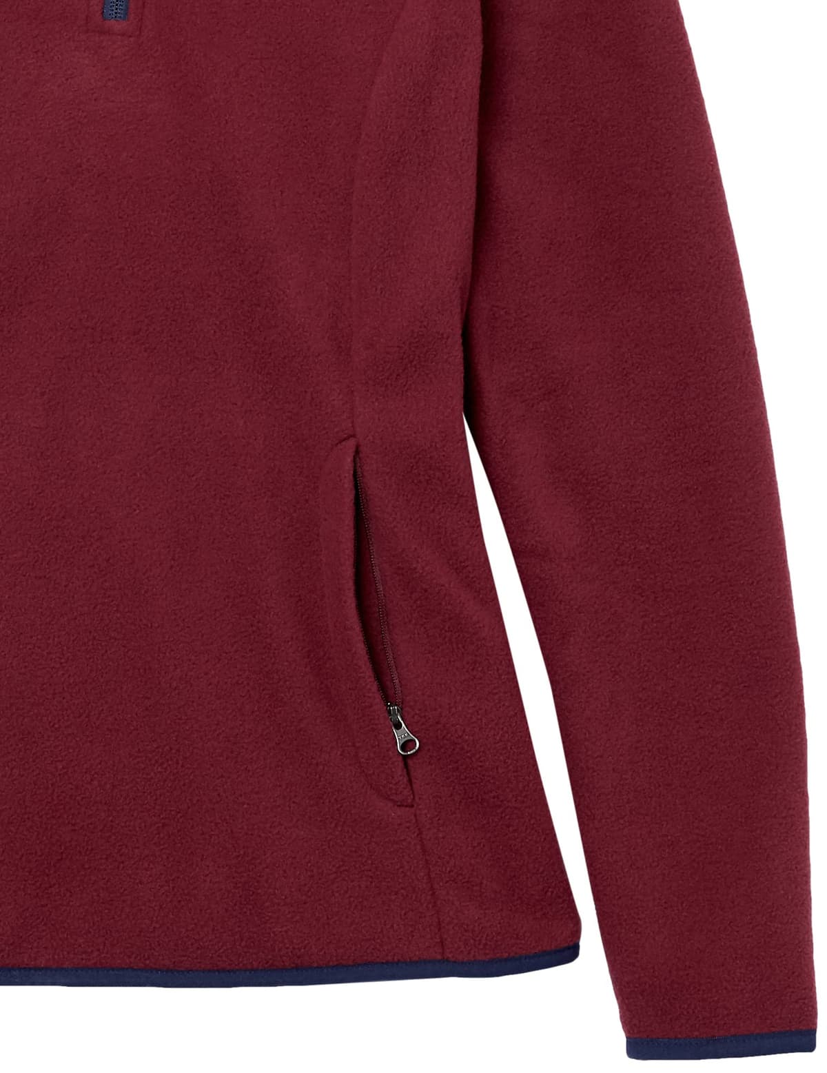 Amazon Essentials Chaqueta de Forro Polar con Cremallera de un Cuarto, Manga Larga y Ajuste Clásico - Colores interrumpidos Mujer — view 5