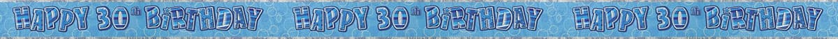 Unique Party 92068 - 9ft Foil Glitz Pink Happy 80th Birthday Banner — view 160