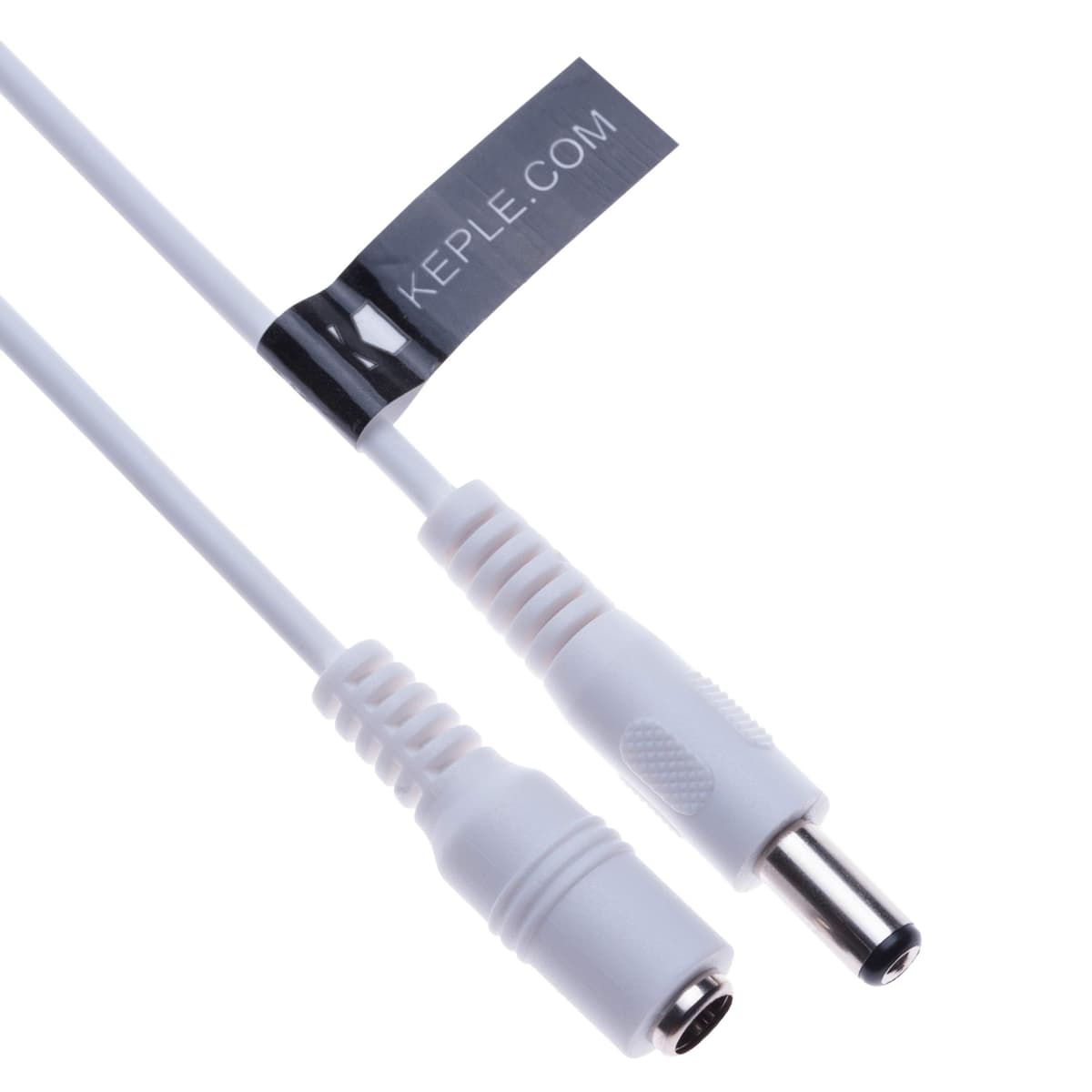 Cable de Extensión de Alimentación de CC DC Ángulo Recto 2.1mm / 5.5mm Jack 4m Conector CCTV Adaptador de Cable Compatible con CCTV Security Camera, IP Camera, DVR Standalone, LED Strip, Monitores — view 4