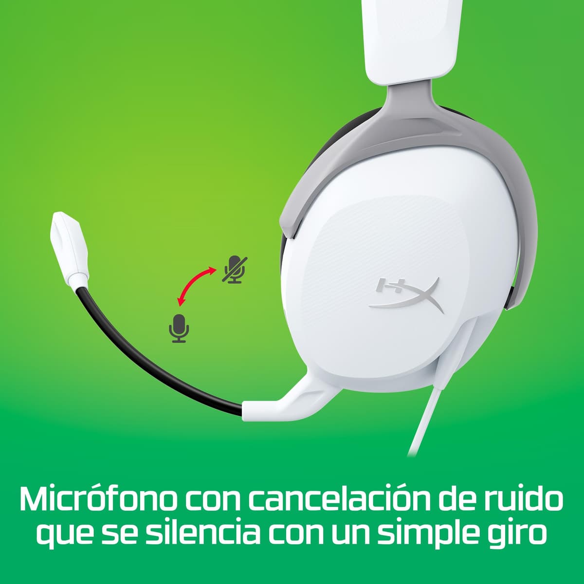 HyperX Cloud X Stinger 2 Core, Auriculares, Brazalete para Juegos de Xbox, Brazalete sobre la Oreja con micrófono, función giratoria para silenciar, Controlador de 40 mm — view 3