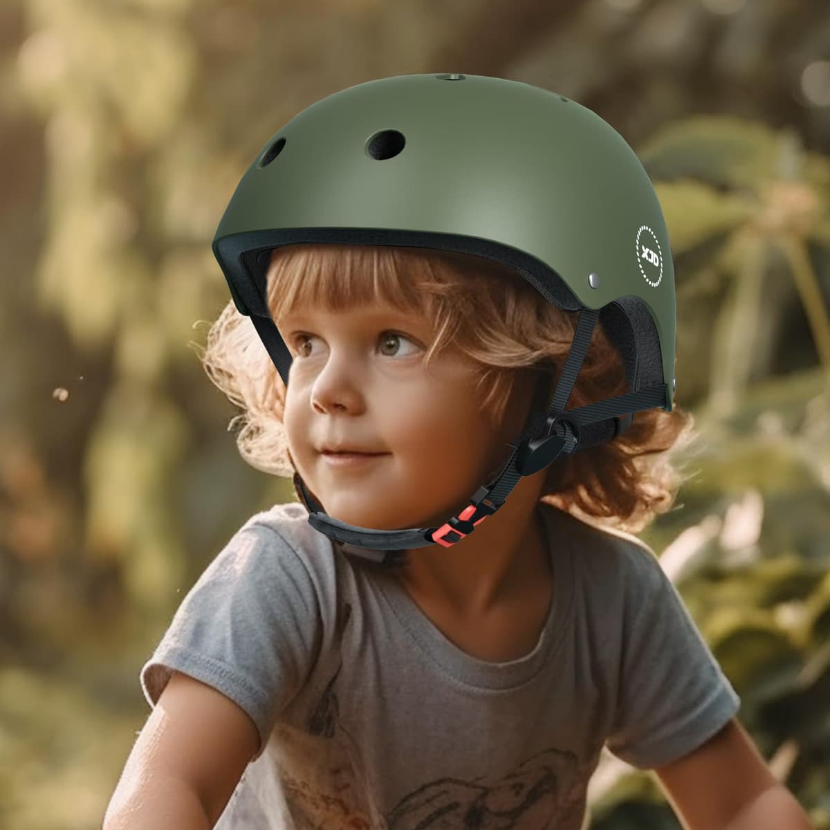 XJD Casco de Ciclismo para Niños Ajustable Casco Bicicleta Niño Casco Infantil Patinete Rollerskate de 3 a 14 Años Protecciones para Múltiples Deportes — view 39