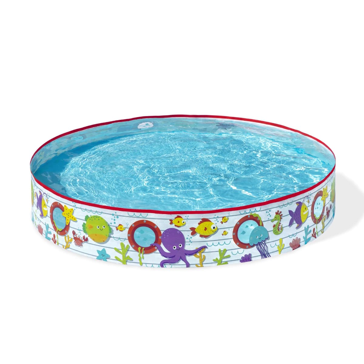 Bestway Sea Creature Paddling Pool Kiddie Swimming Pool, Inflatable Above Ground Pool, Outdoor Garden Pool, Blue, 48 x 10 Inch — view 14