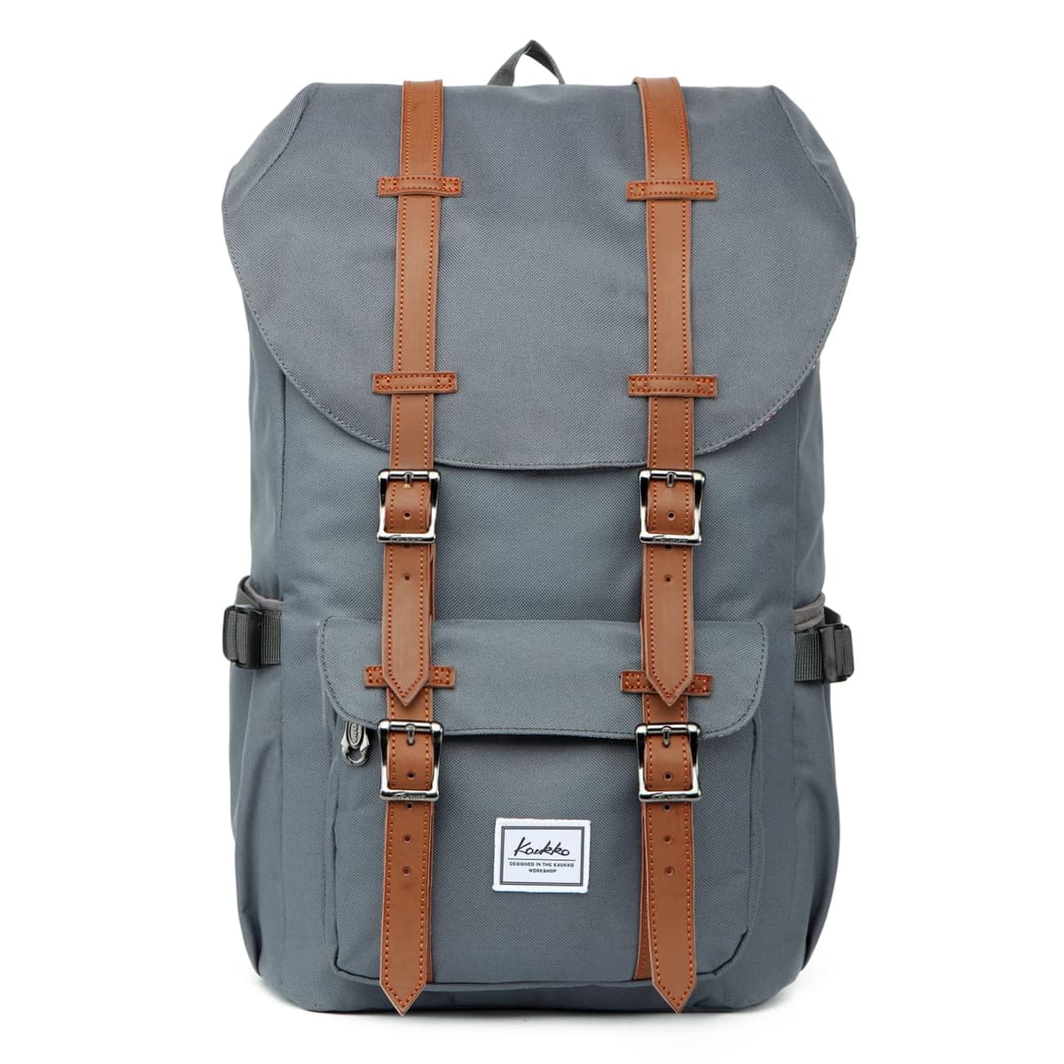 KAUKKO Mochila hermosa y bien pensada con compartimento para portátil de 15" para colegio, universidad, 22 l, Negro Jnl-ks24-03, talla única, Mochilas daypack — view 13