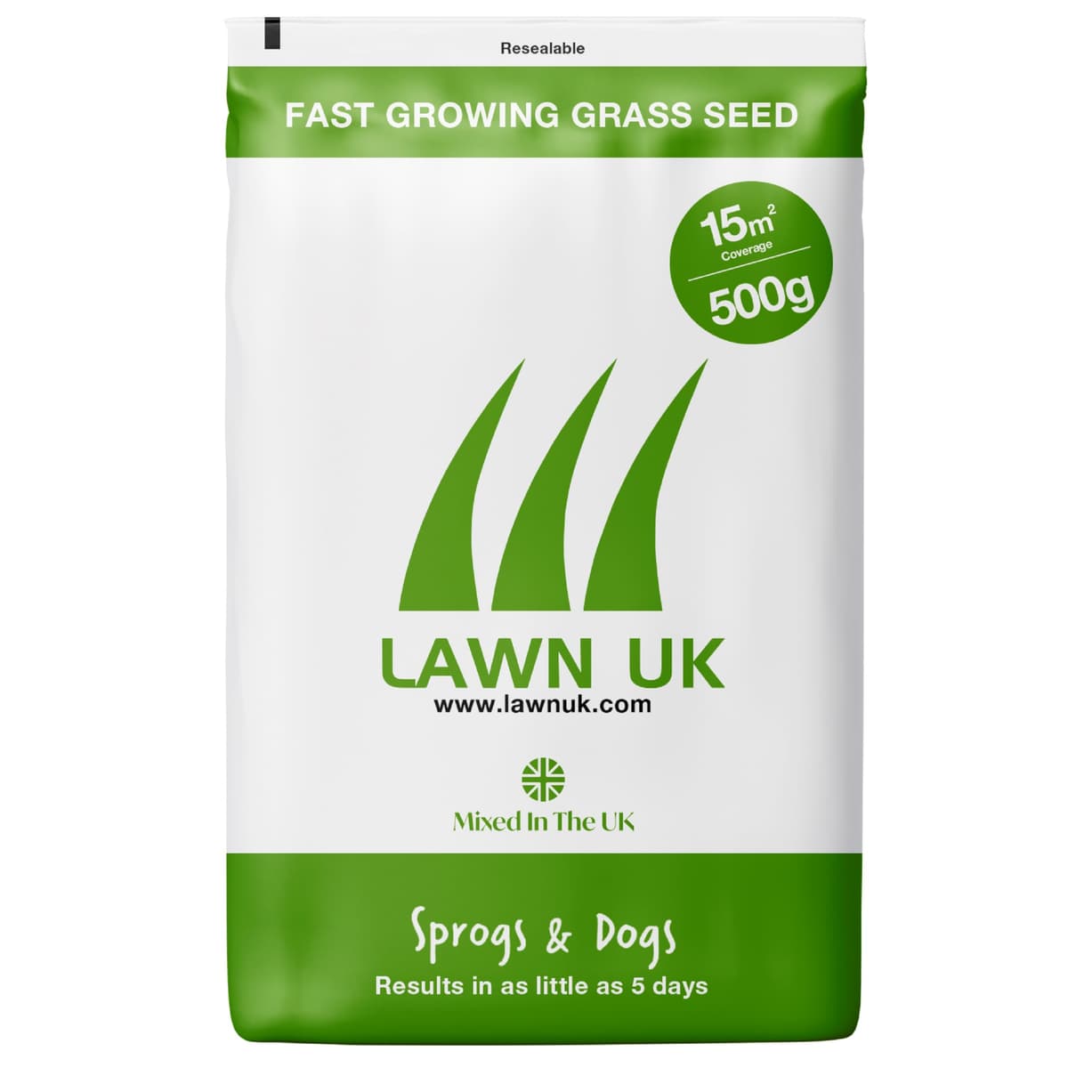 Lawn UK Hardwearing Grass Seed - Sprogs & Dogs Grass Seeds Fast Growing - 1kg up to 30sqm Coverage - Ideal for Family Lawns - Super Durable Perfect for Children & Pets — view 10