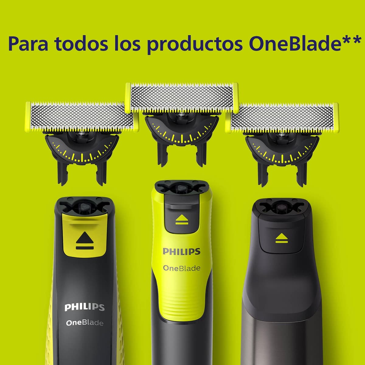 Philips OneBlade 360, cuchilla de repuesto auténtica y compatible con todos los mangos OneBlade y Pro, 1 unidad (modelo QP410/50) — view 3