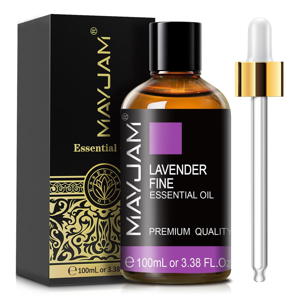 MAYJAM Lavender Essential Oils 100ML, Lavender Oil for Diffuser, Humidifier, DIY, Home, Office — view 55
