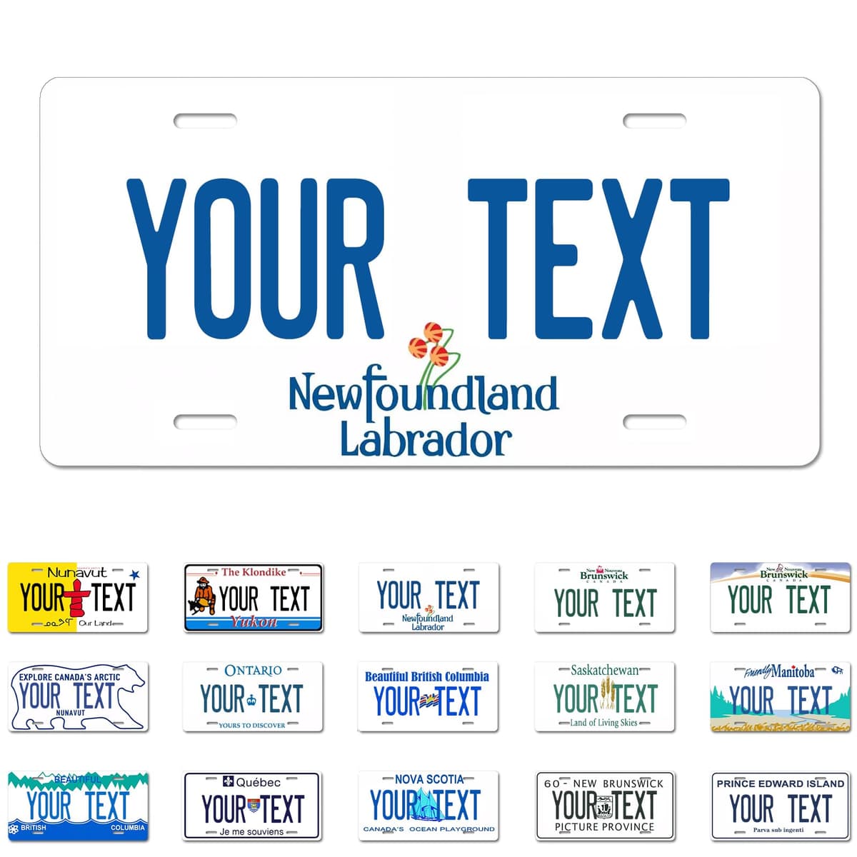 Alberta License Plate, 6"×12" Custom License Plate — view 40