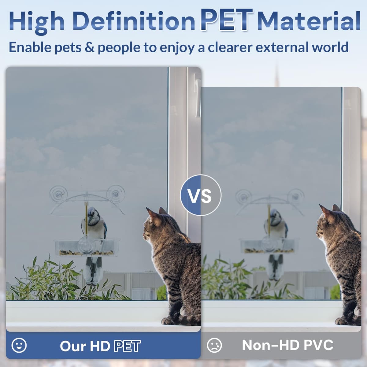 rabbitgoo Vinilos Espejo para Ventanas 44.5x200cm, Vinilo Espejo Unidireccional, Lámina Protector Solar Privacidad, Vinilo Ventana Deorativos Adhesiva Anti 85% Calor y 90% UV para Hogar Oficina — view 7