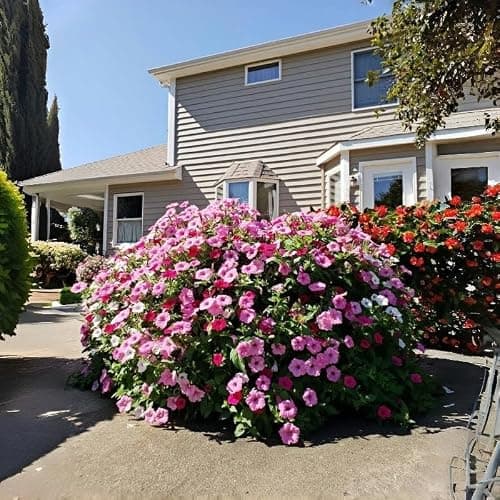 Four Seasons Petunia Seeds, 1000 Pieces, Long Blooming Perennial Flowers, Sun Loving, Cold Resistant, for Indoor Outdoor Planting — view 3