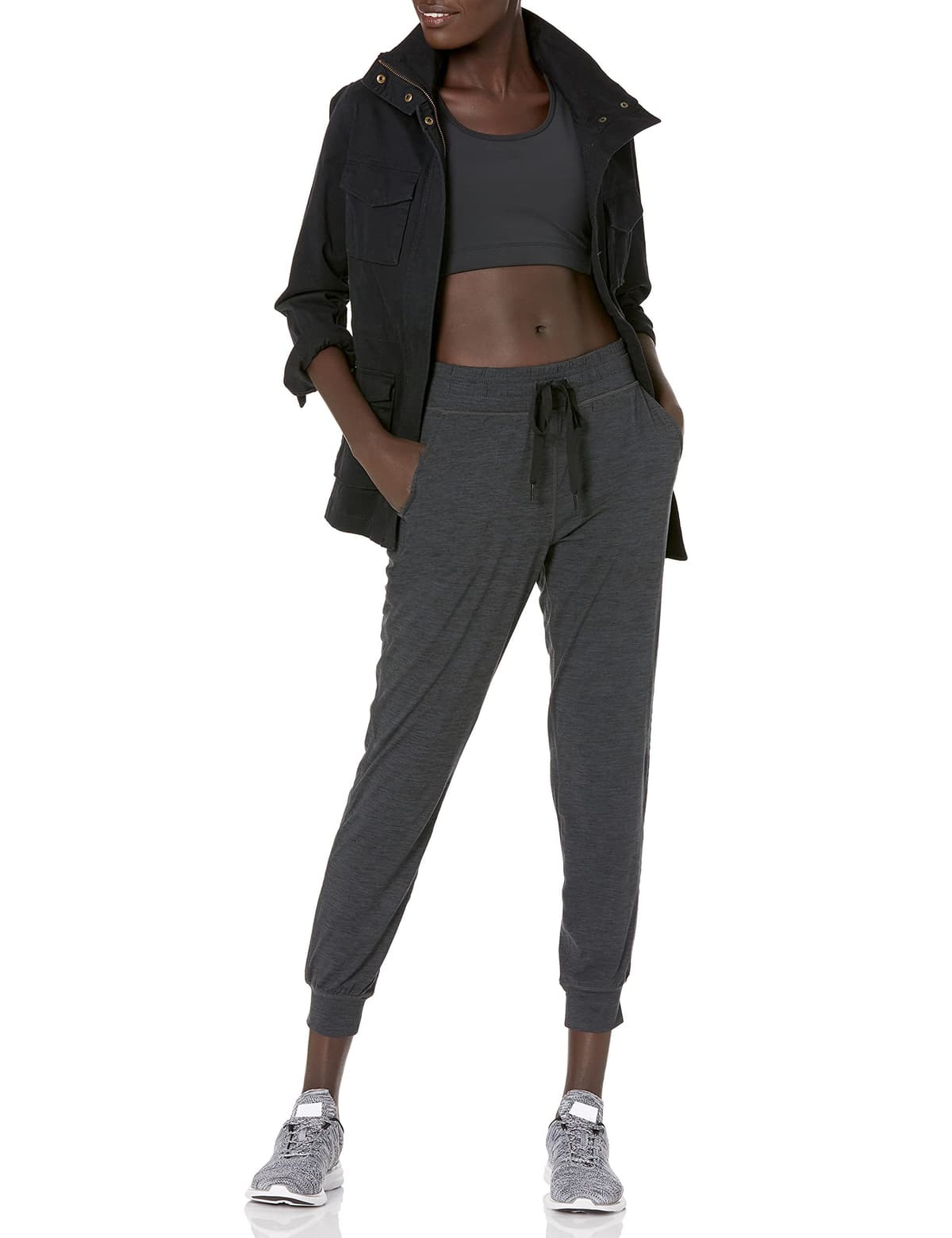 Amazon Essentials Pantalón Jogger, Elástico, Técnico, Afelpado - Colores interrumpidos Mujer — view 4