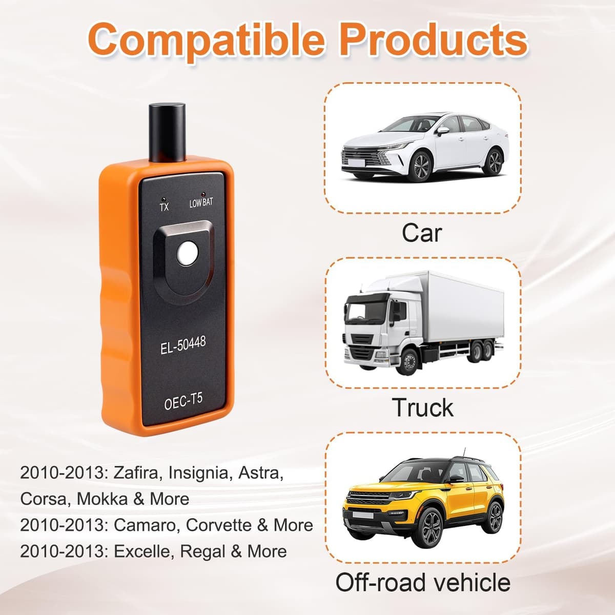 TPMS Reset Tool, Training System EL-50448 OEC-T5 Tyre Pressure Monitor, Accurate Measurement Tyre Pressure Reset Device System Programming for Astra, Insignia, Vauxhall, Opel, Ford and GM Vehicles — view 2