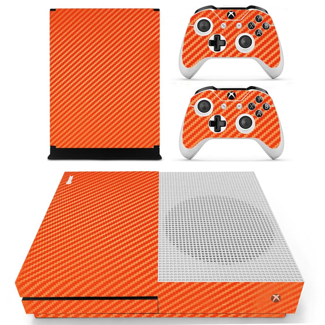 DOTBUY Vinyl Decal Full Body Skin Sticker For Microsoft Xbox One S Console And 2 Controllers And Kinect 2.0 (All White) — view 36