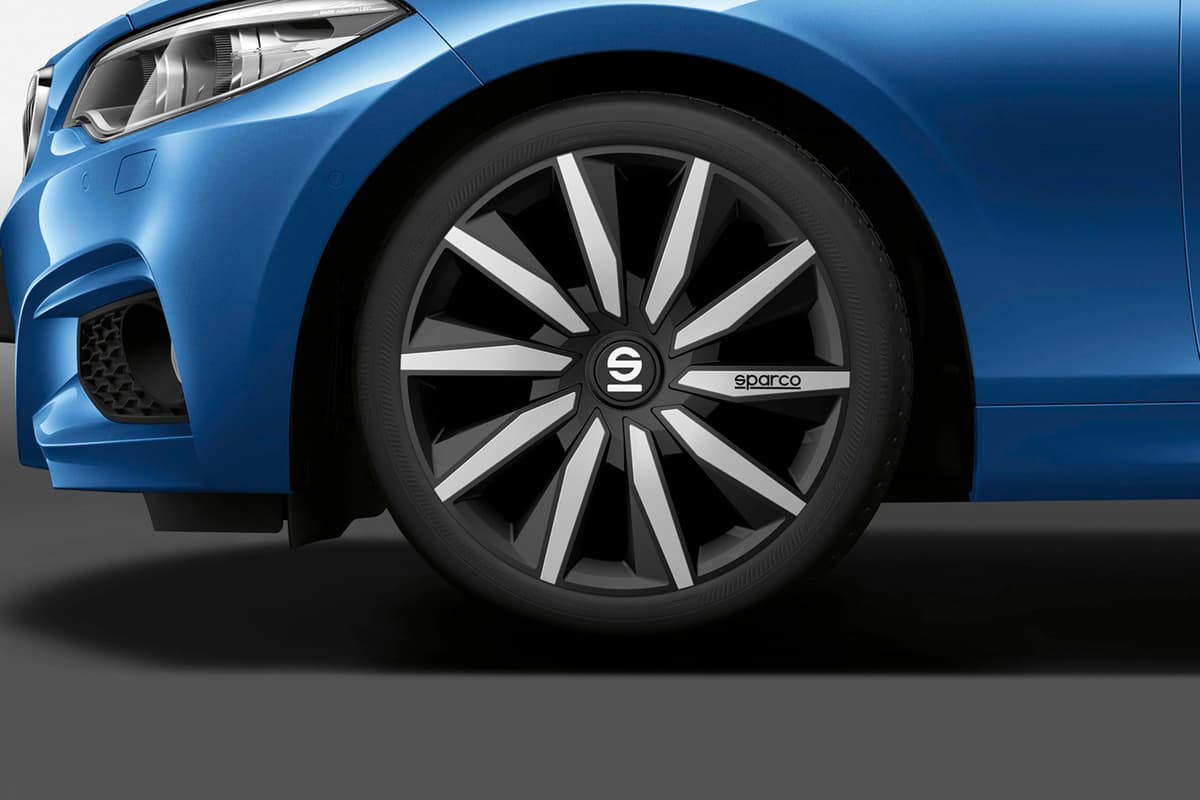 Sparco Wheel Covers Milano - 16-inch - Black/Silver - Set of 4 pieces — view 3