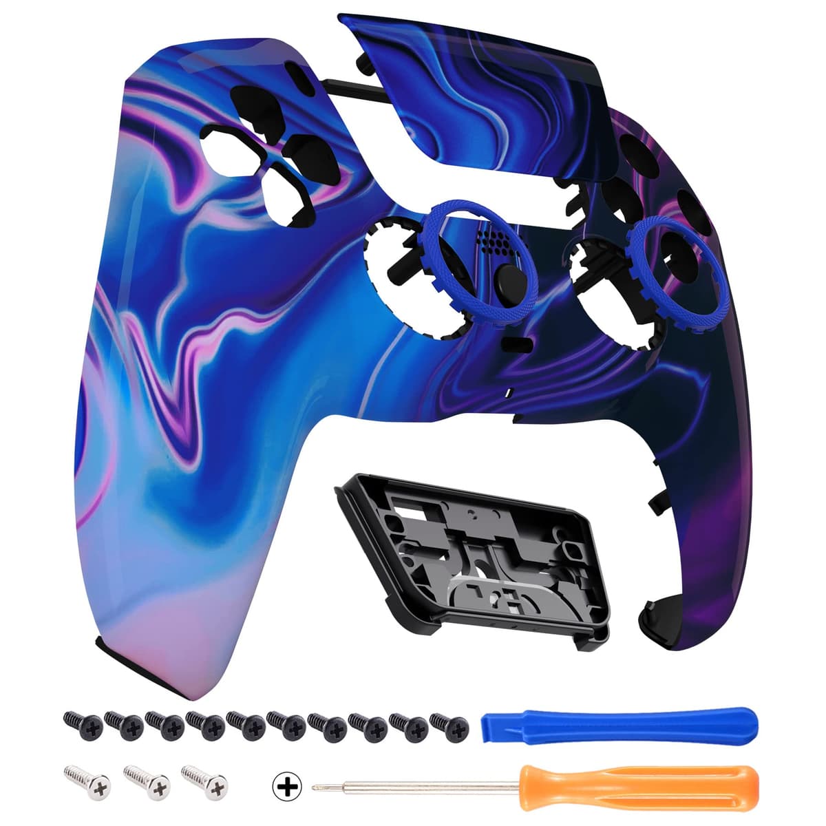 eXtremeRate Luna Rediseñado Carcasa Frontal con Panel Táctil Compatible con ps5 BDM-010 BDM-020 BDM-030 BDM-040 Carcasa Delantera Placa Frontal Funda Portectora Compatible con ps5(Efectivo de $100) — view 54