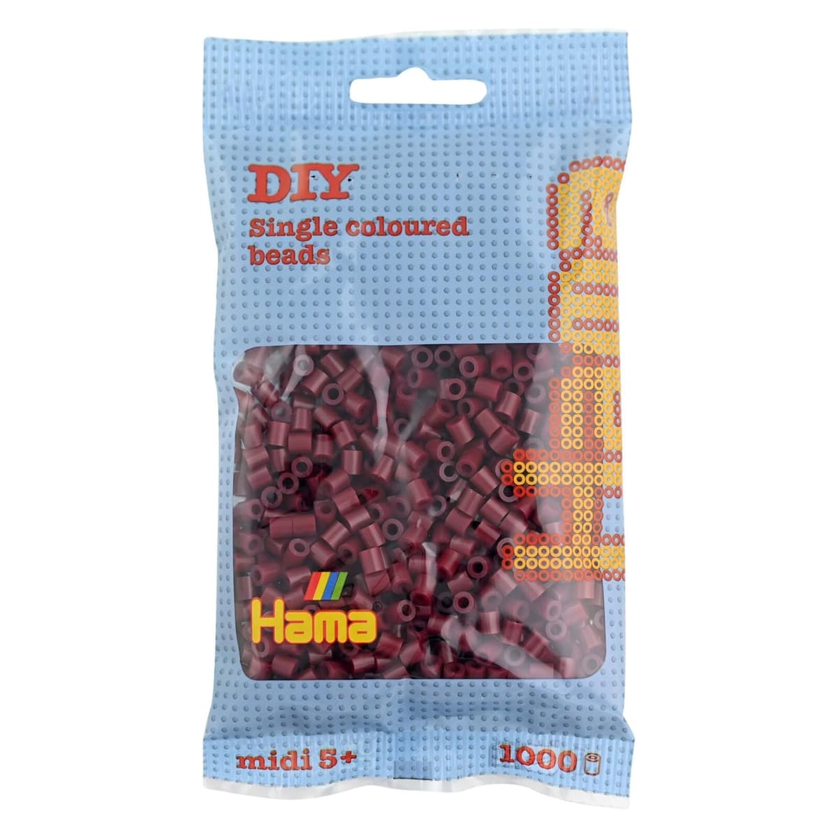 HAMA Bolsa de perlas | Aprox. 1000 cuentas midi fusibles para manualidades y mosaicos | Perlas de fusión para niños creativos 5+ | Juego de arte y decoración | Beige — view 39