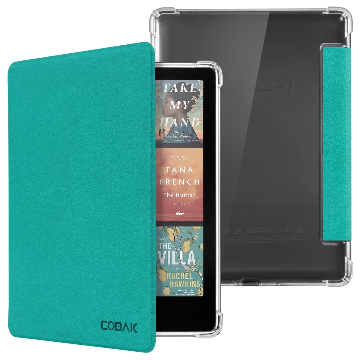 CoBak Case for All-New 7" Kindle Paperwhite(12th generation–2024)/Colorsoft Signature Edition(1st gen–2024)/Signature Edition(12th gen–2024) - PU Leather Cover with Auto Sleep/Wake, Jade — view 29