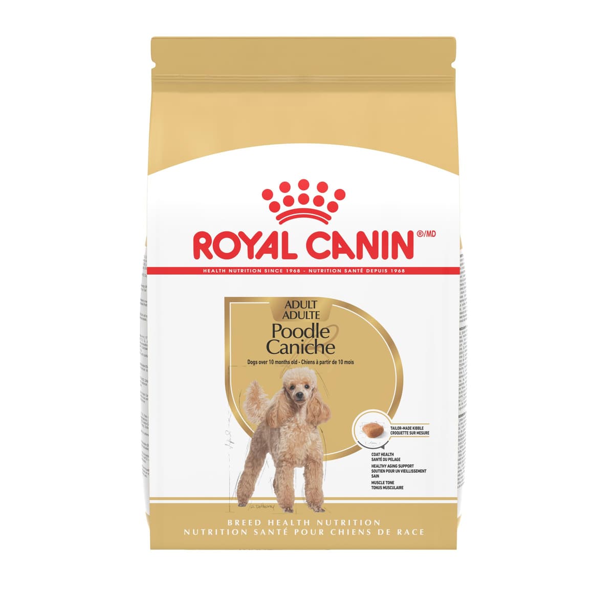 Royal Canin Poodle Adult Breed Specific Dry Dog Food, 10 lb bag — view 2