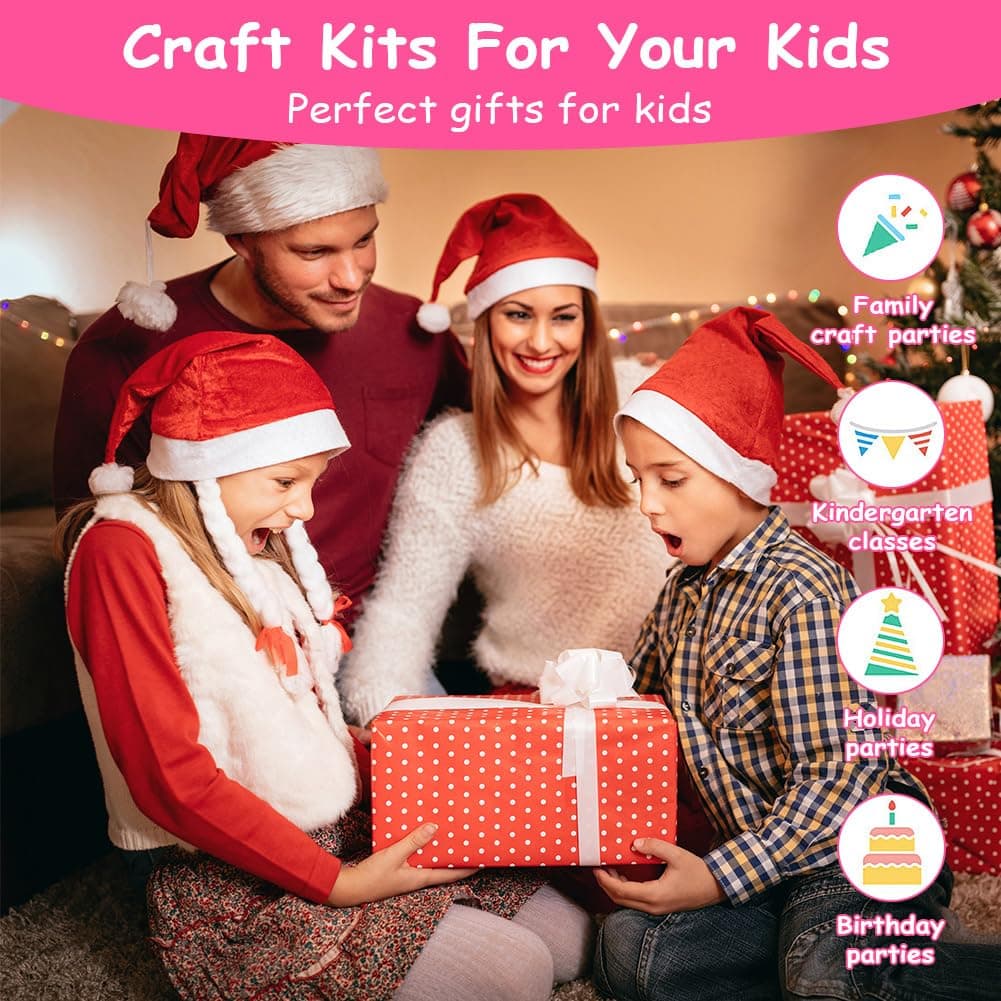 Vicloon First Sewing Kit for Kids, 12-Piece Cute Animal Keychain Sewing Craft Kits, Fun Sewing DIY Kits, Introduction to Sewing Kit for Kids Age 5-12 Learn to Sew Arts and Crafts — view 9
