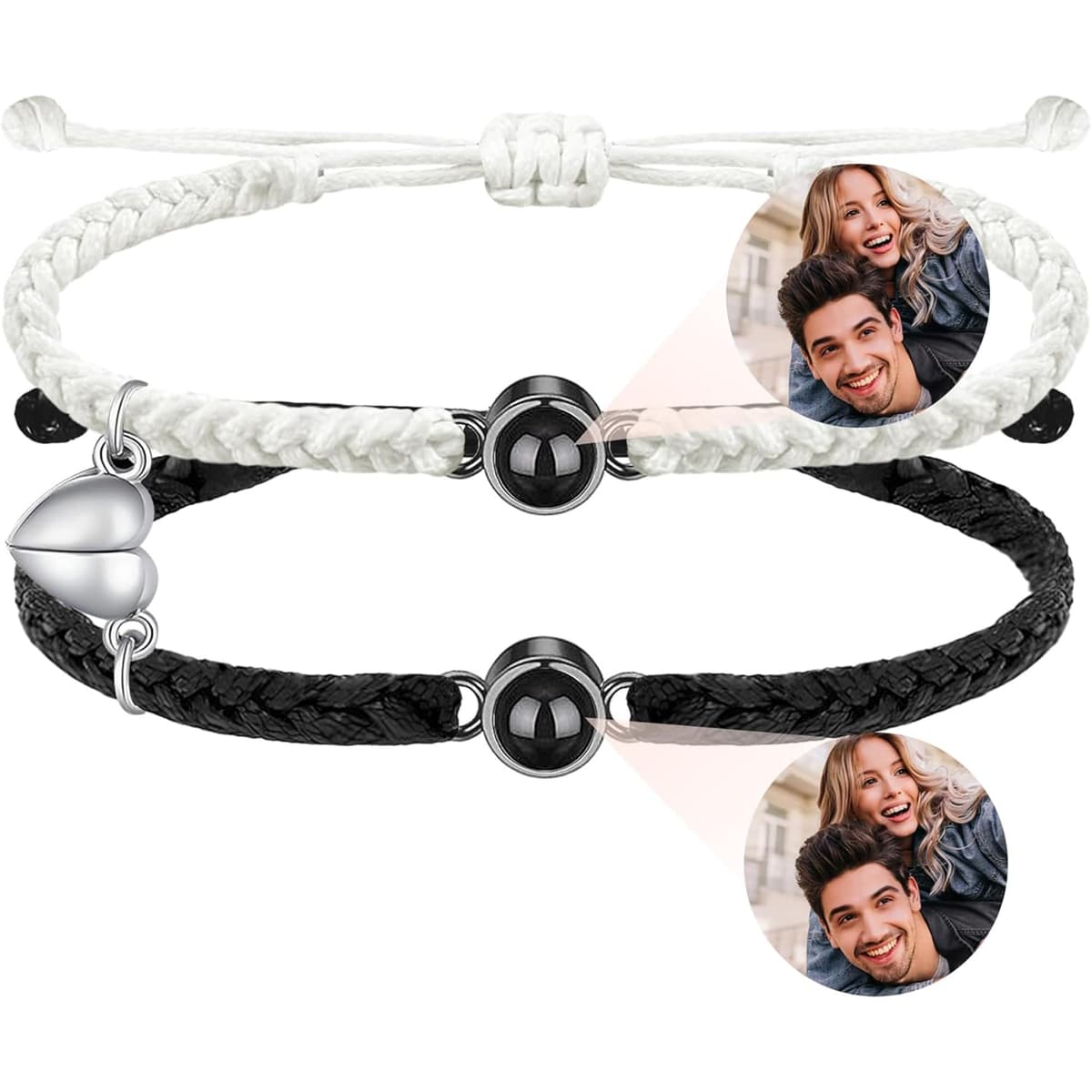Easycosy Regalos Dia del la Madre, Personalizado Pulsera con Foto Dentro, Pulseras Personalizadas con Proyección de Imagen para Mamá, Papá, Pareja, Amigo, Novio — view 8