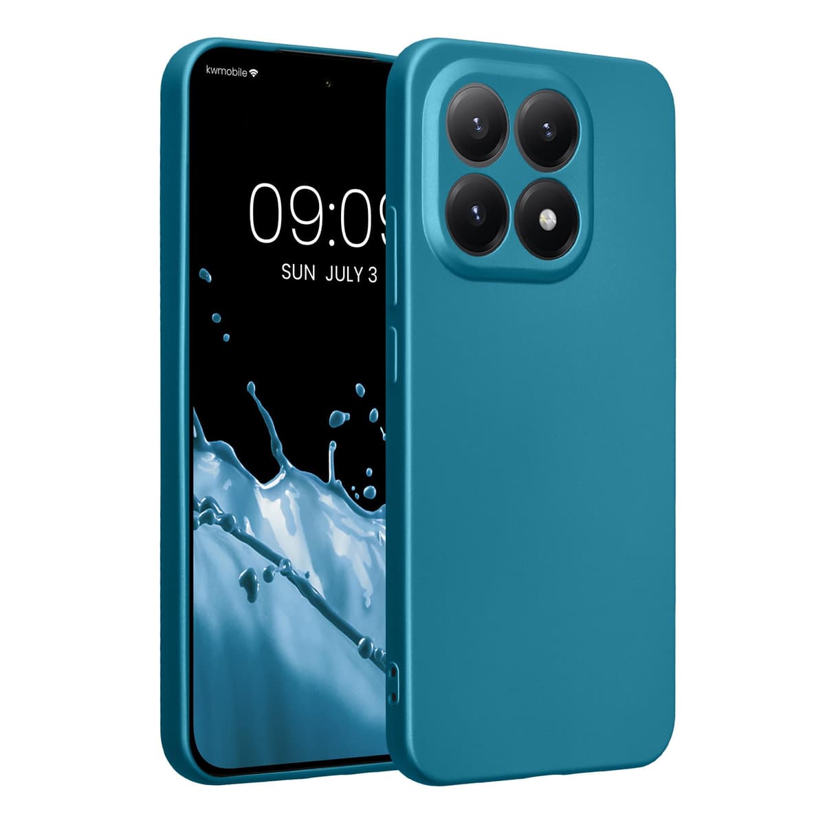 kwmobile Carcasa Compatible con Xiaomi Redmi Note 14 Pro 5G / Poco X7 Funda - Funda Ultrafina de TPU con Bordes elevados - Lavanda Metalizado — view 91