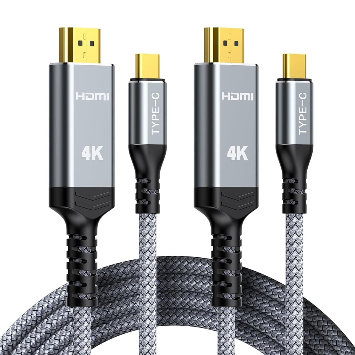 Highwings USB C to HDMI Cable 1.8m 4K@60Hz, UHD Thunderbolt 3/4 to HDMI Cable[Anti-Interference][Gold-Plated] Compatible for iPhone 16/15 Pro, for MacBook Pro/Air, for Surface, for XPS, for Galaxy etc — view 11