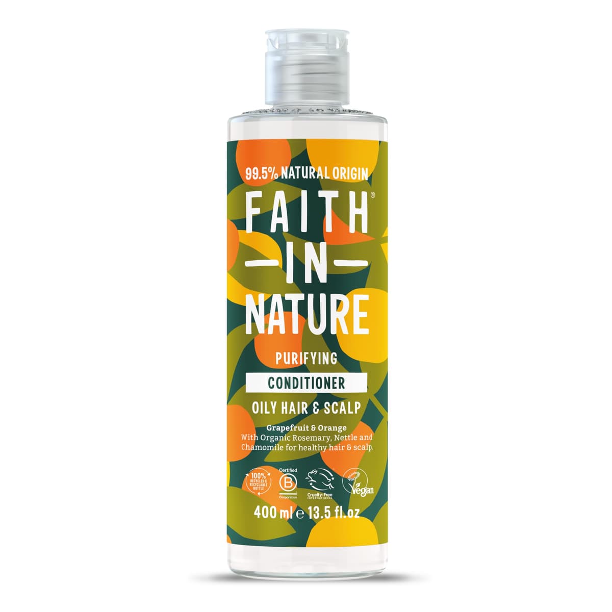 Faith In Nature Organic Coconut Conditioner, Hydrating for Dry Hair & Scalp, Vegan & Cruelty Free, No SLS, Silicones or Parabens, 400ml — view 9