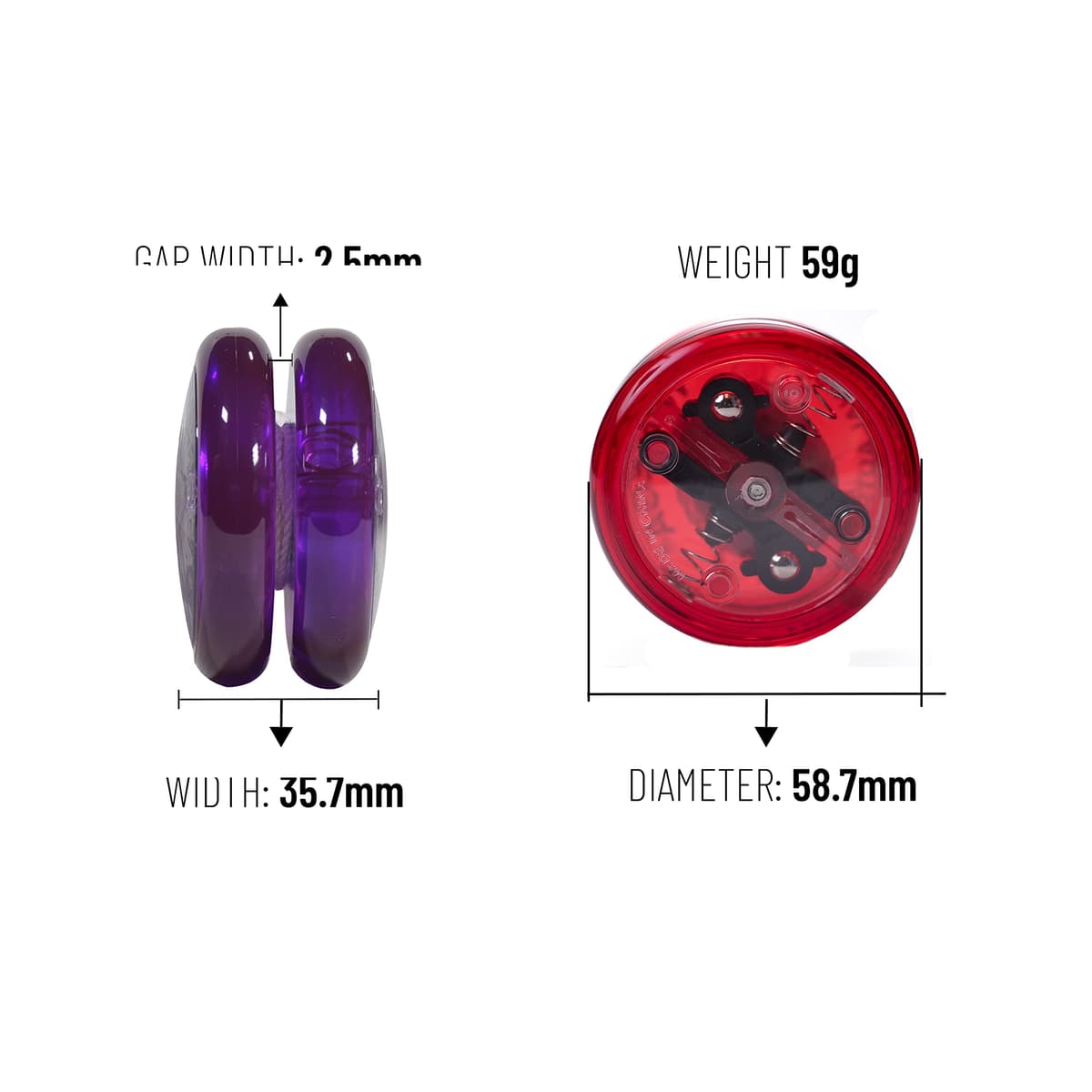 Yomega The Original Brain - Yoyó Profesional para niños y Principiantes, yoyó de Retorno automático Ideal para Trucos de Cuerda + 2 Cuerdas Extra — view 3
