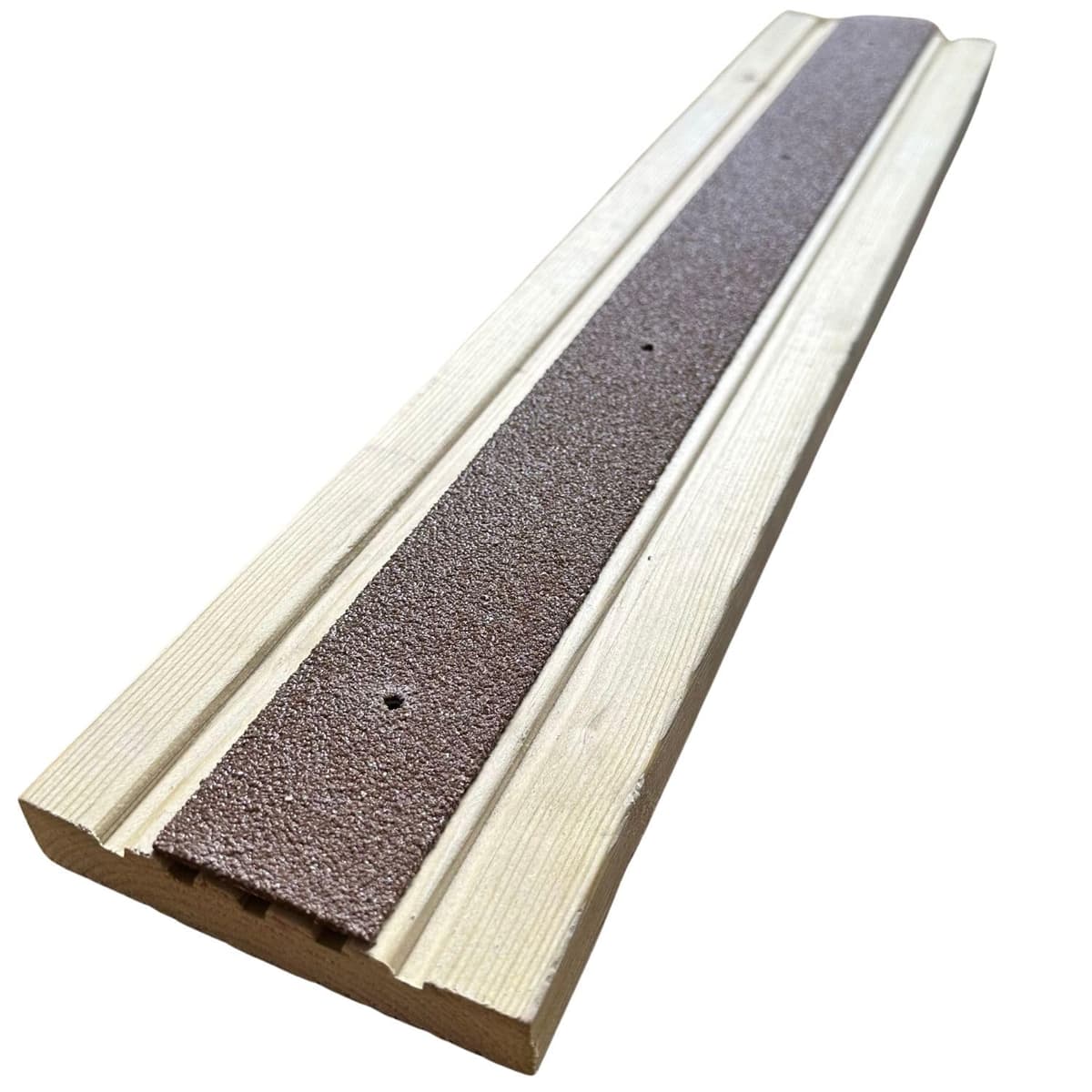 Non Slip Decking Strips – Anti Slip GRP Tread for Garden, Ramp, Stair & Patio – Anti Skid Safety Strips for Wood & Composite Decking for Outdoor Steps – Beige 1200mm x 50mm - Slips Away — view 5