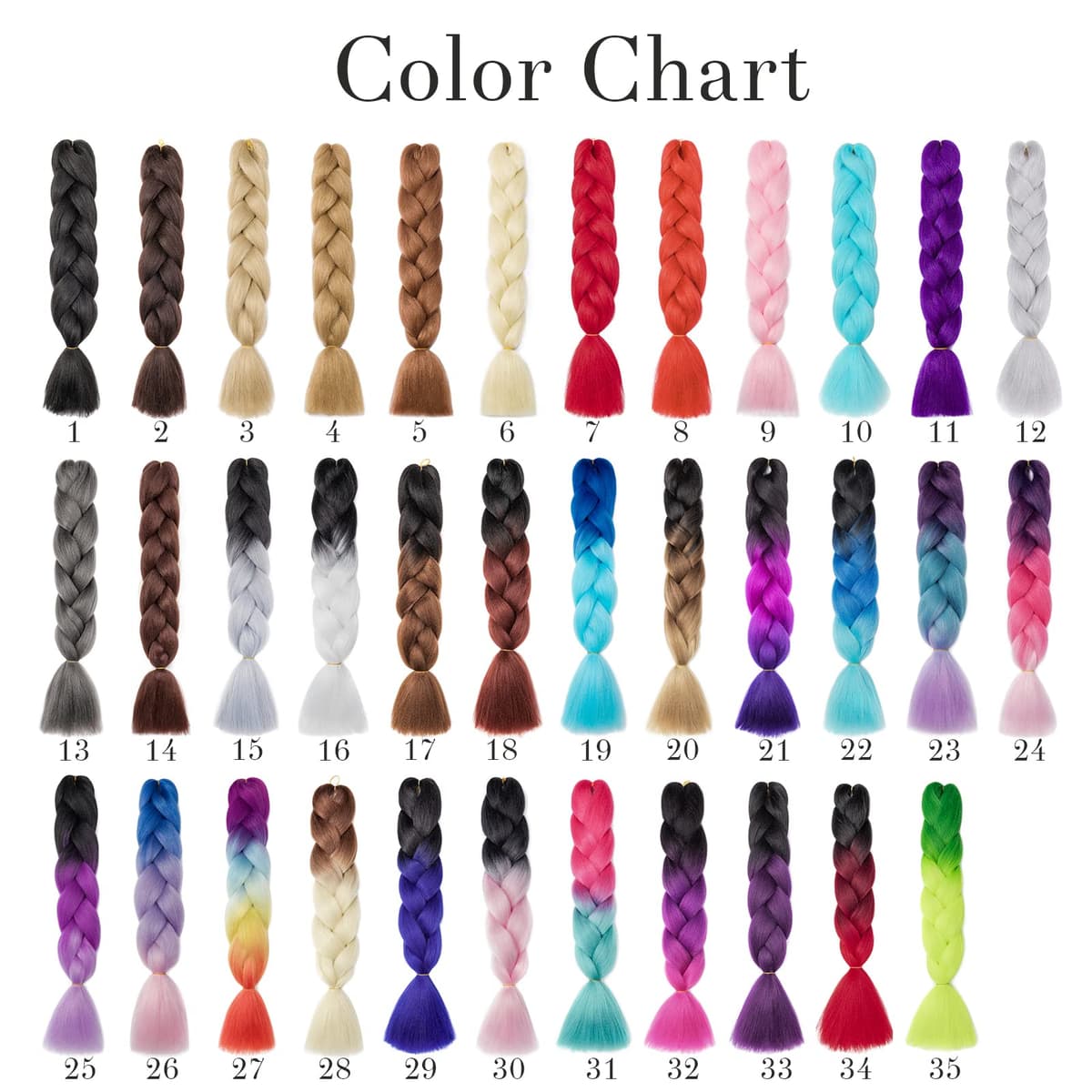 24" Extensiones para Trenzas Africanas Extensiones de Pelo Trenzas Africanas 1 Paquete Pelo Sintetico Extensiones de Trenzado de Cabello Box Crochet Braiding Hair(Castaño Claro) — view 7