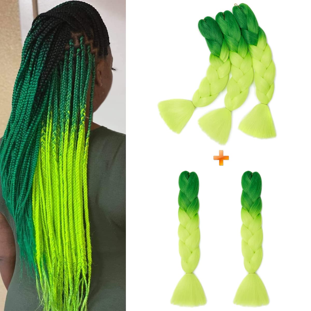 60cm Extensiones de Pelo Trenzas Africanas Castaño Oscuro Extensiones para Trenzas Africanas 1 pcs 100g Kanekalon Pelo para Trenzas Africanas Sintetico Extensiones de Trenzado Cabello Braiding — view 138