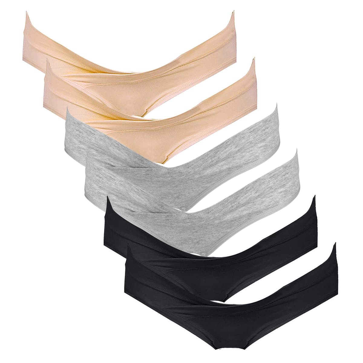 Intimate Portal Maternity Knickers | Pregnancy Postpartum Underwear | Under Bump Cotton Bikini Pants