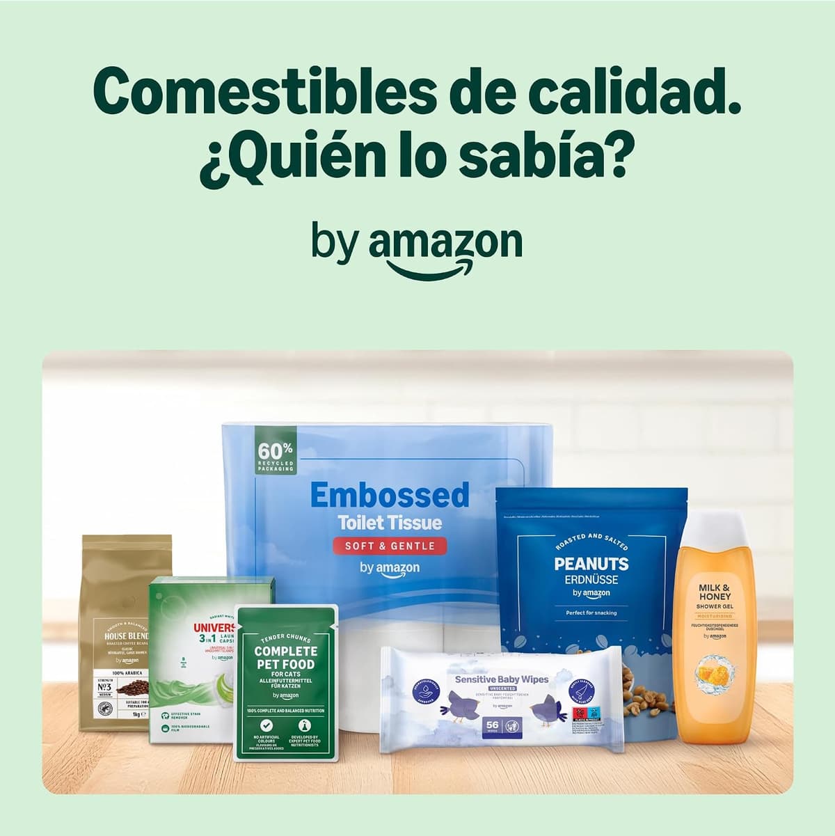by Amazon Toallitas refrescantes para bebé, 1008 toallitas, sin perfume, 18 paquetes de 56 (anteriormente era la marca Mama Bear, pero es el mismo producto) — view 6