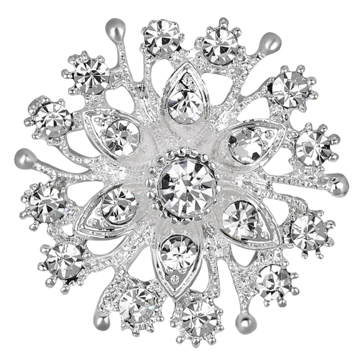 FAIRYGATE Brooch Pins Retro Crystal Rhinestone Brooches for Shirt Collar Decoration, B20 — view 45